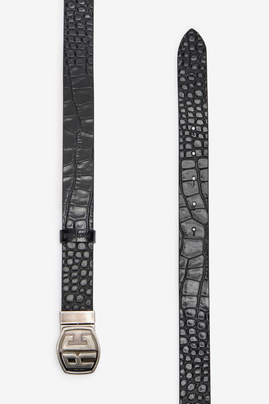 RC Reversible Belt with RC Monogram Black VRC004-PZ425