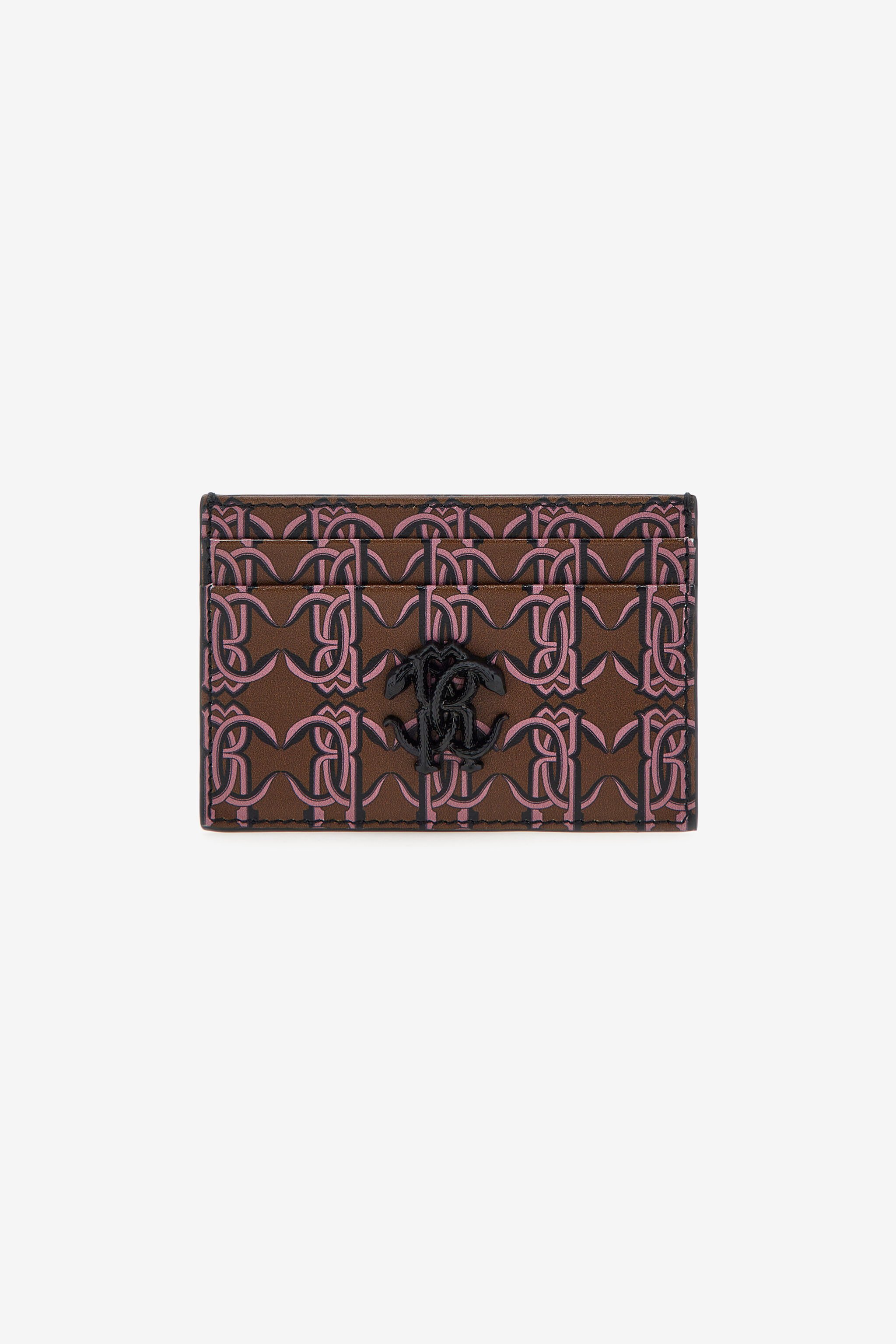 RC Cardholder with Monogram RC Brown SRA003-FT169