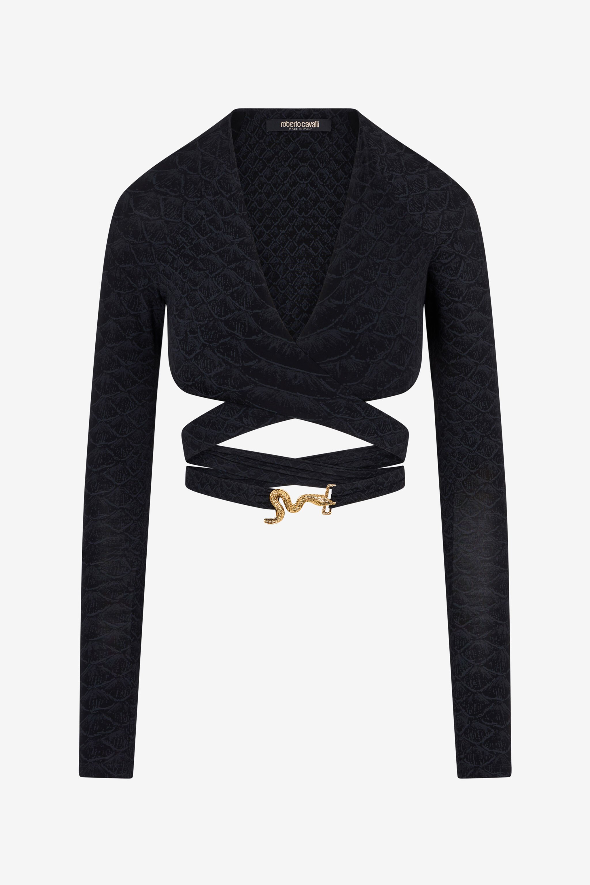 RC Top Imprimé Serpentine BLACK XQT601-NLS36