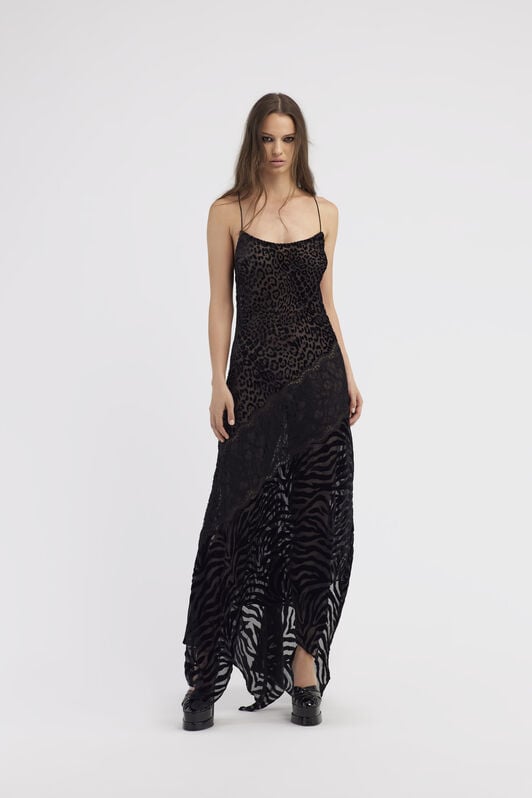 RC Lace slip dress Black RWT150-VL038