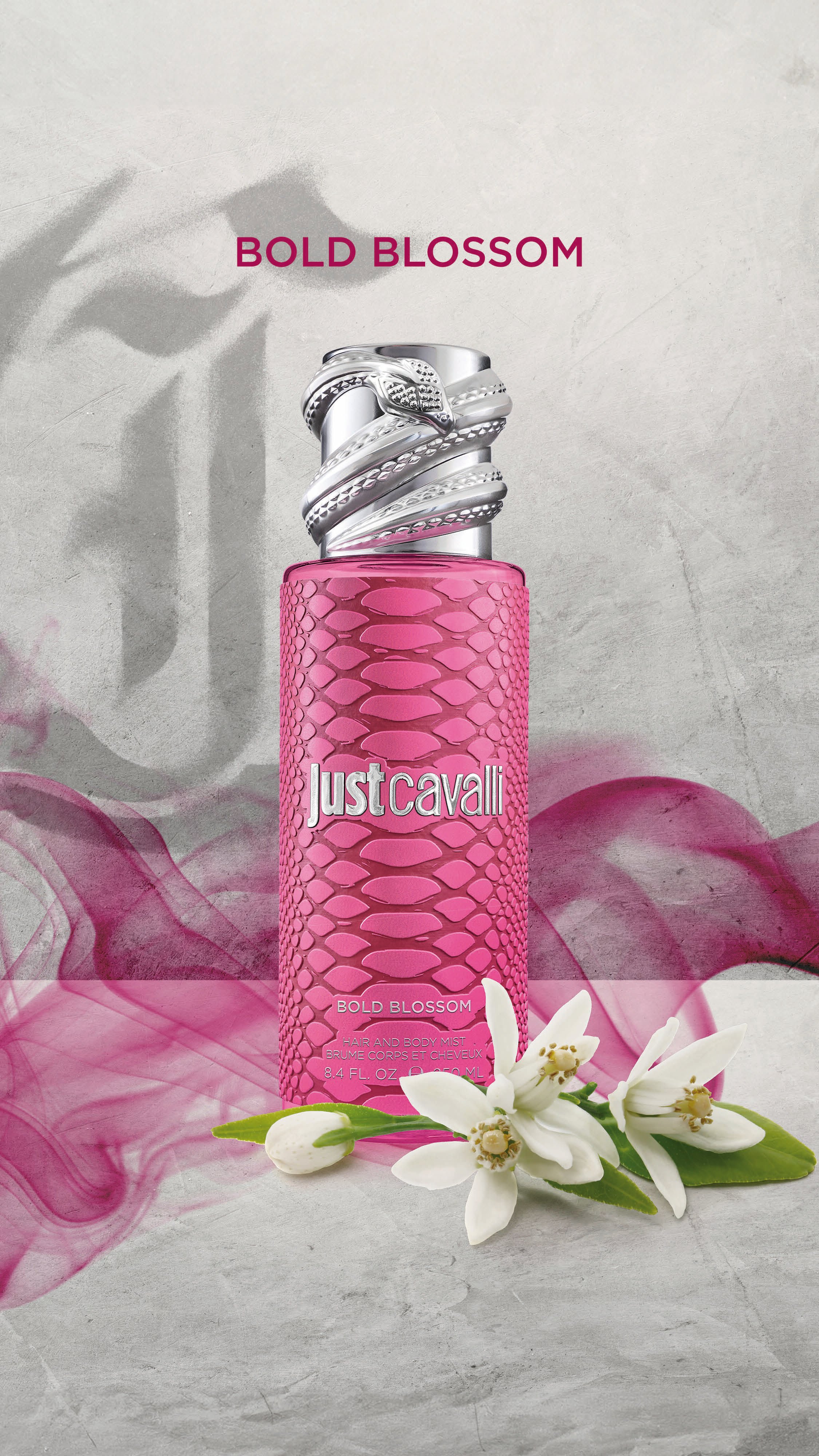 JC Just Cavalli Hair & Body Mist Bold Blossom 250Ml - Made In Italy GENERIC UALI10-II014