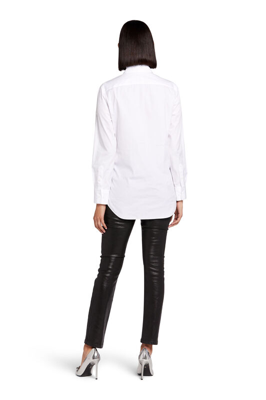 RC Crochet Lace-Trim Shirt OPTICAL WHITE JQT709-CH054