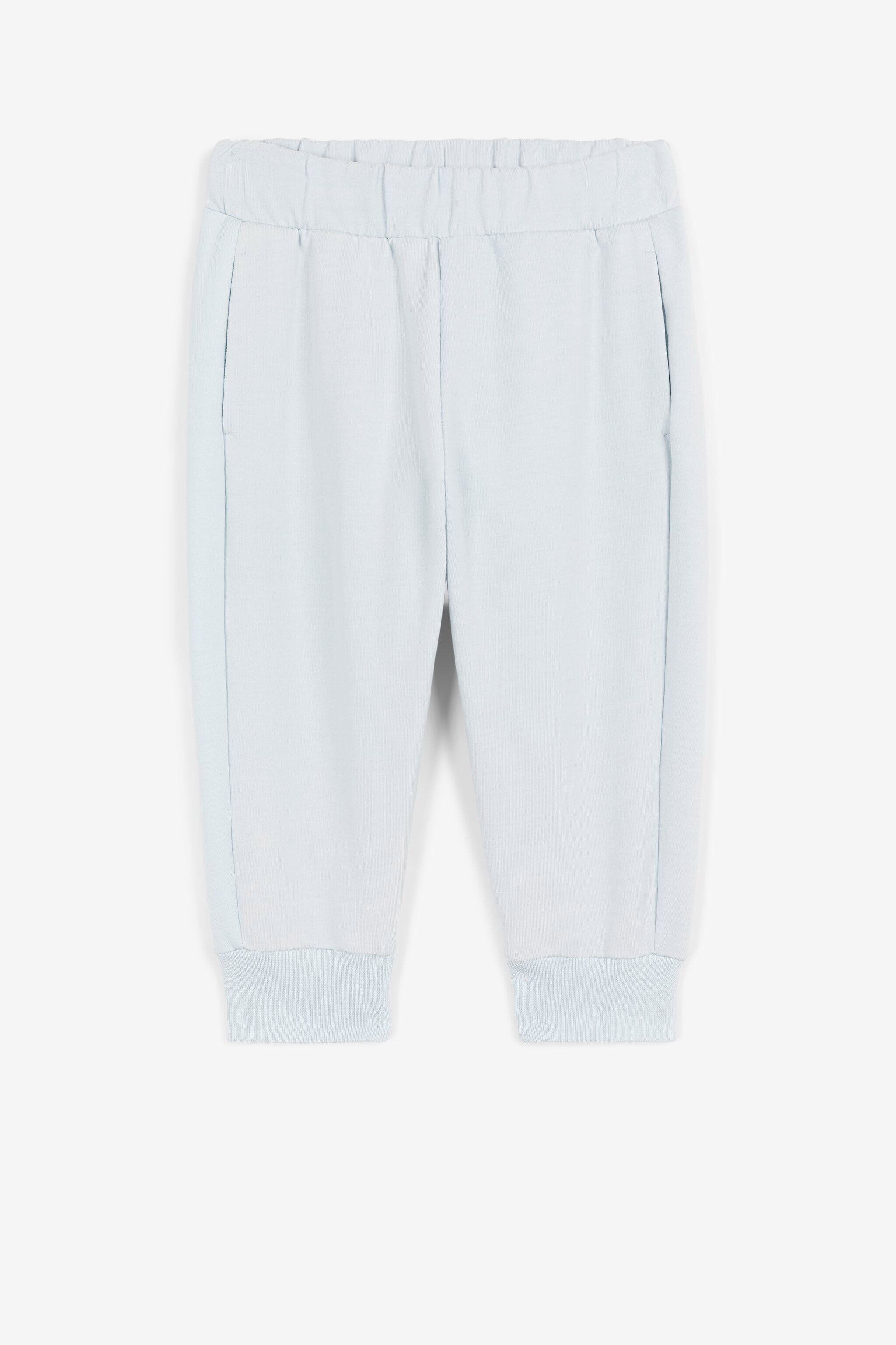 JU Logo-print track pants Baby blue QJT254-CF050