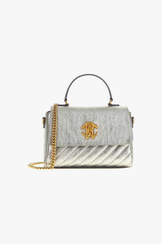 RC Mirror Snake Shoulder Bag Silver NOB00A-PZ297