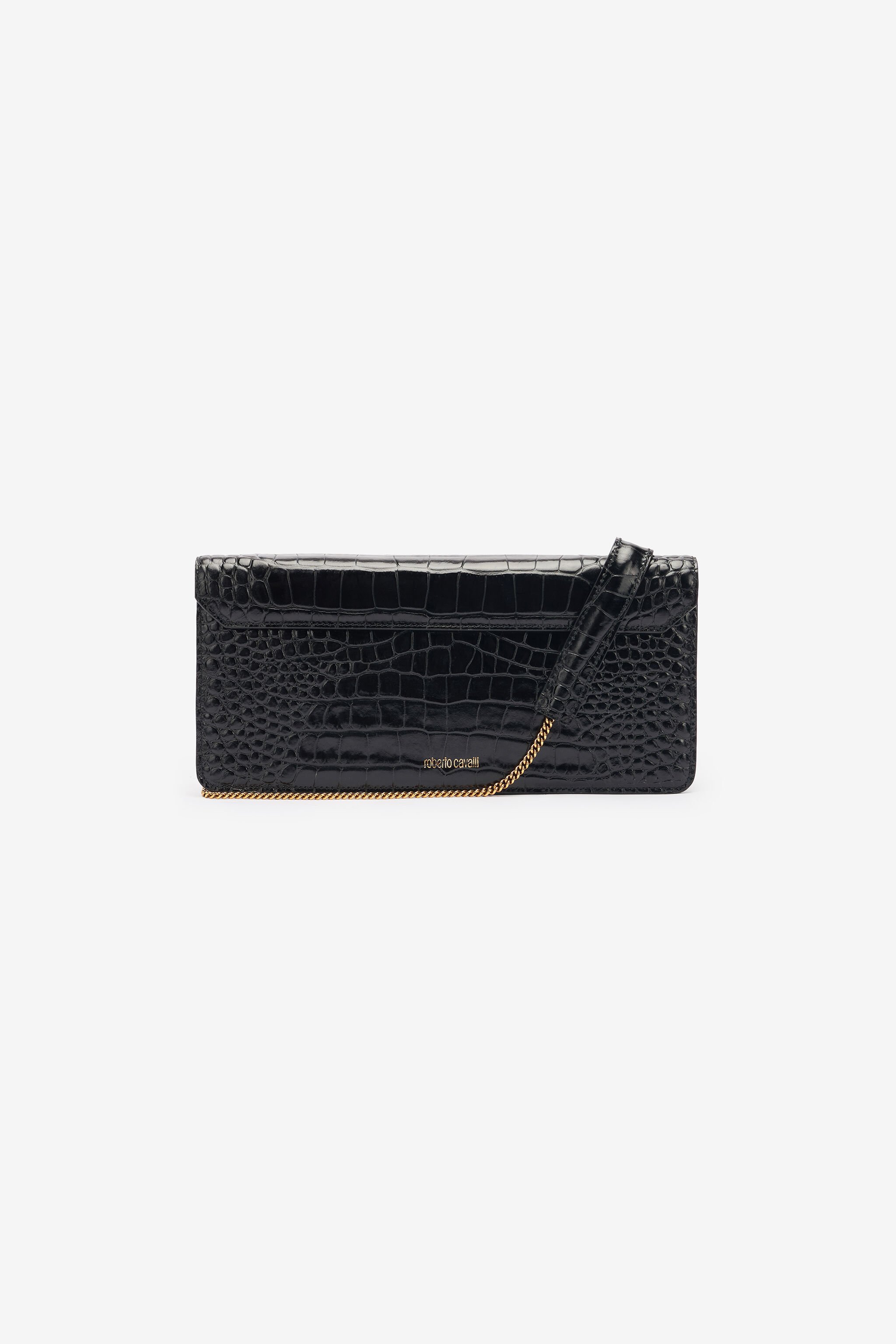 RC Lange Roar Clutch Mit Kroko-Print Schwarz TKB012-PZ975