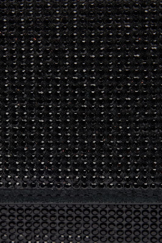 RC Clutch with Crystals and Mirror Snake Monogram Schwarz POB00D-PZO09