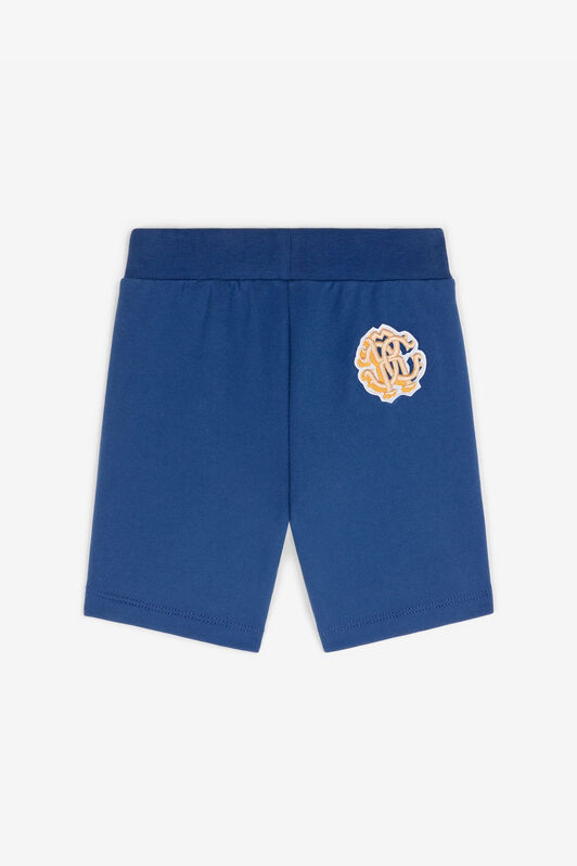 JU Pantalón corto de algodón con Monograma RC JU Pantalón corto de algodón con Monograma RC Azul RJT20F-CF050