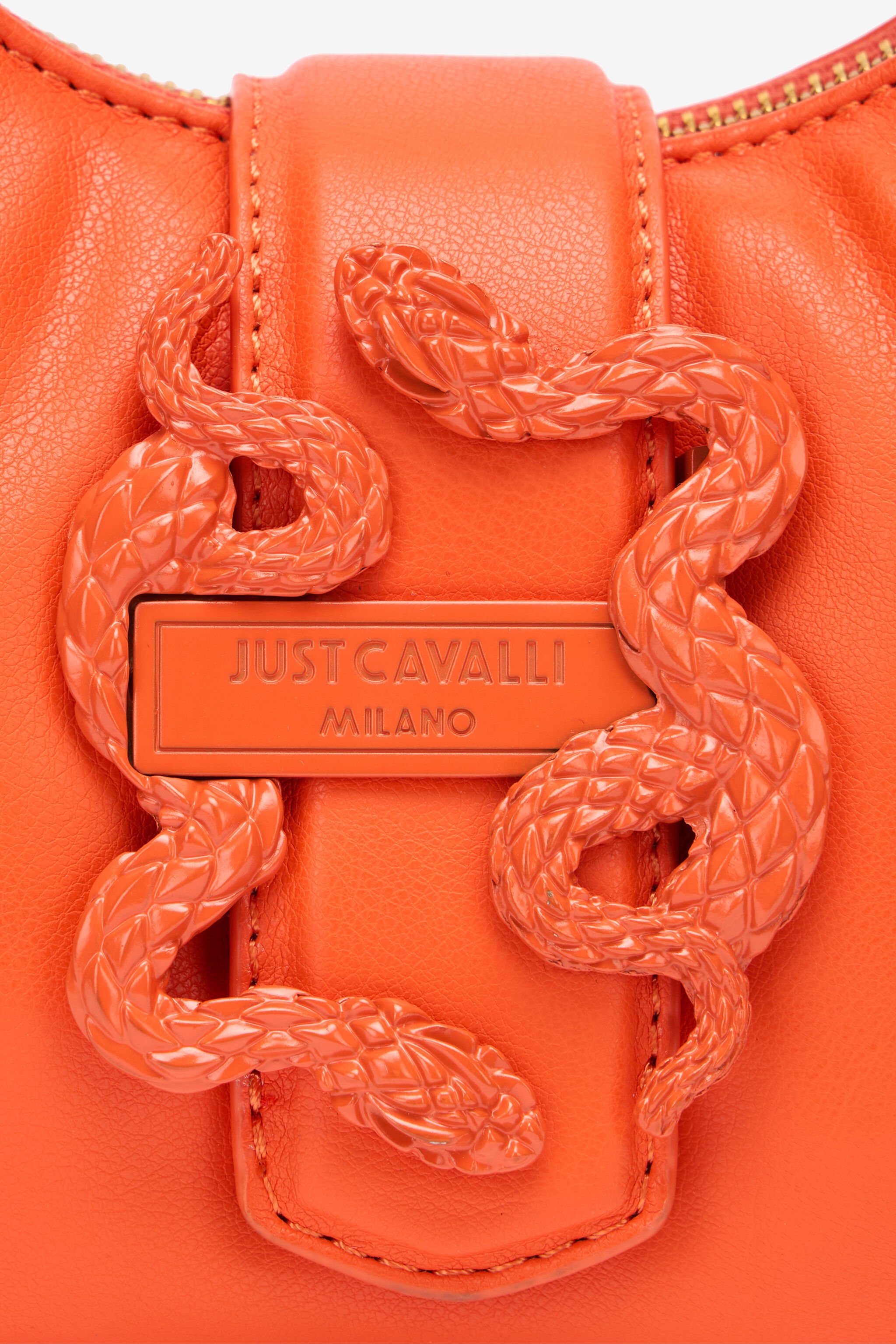 JC Small Bag With Mirror Snake Orange UFB052-UF421
