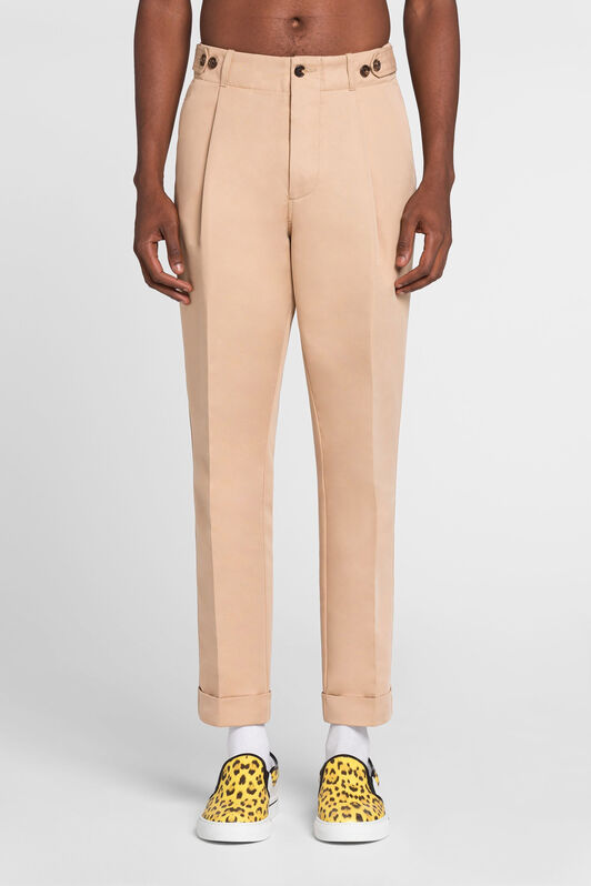 RC Pantaloni chino a gamba dritta Marrone chiaro QRT204-FN061