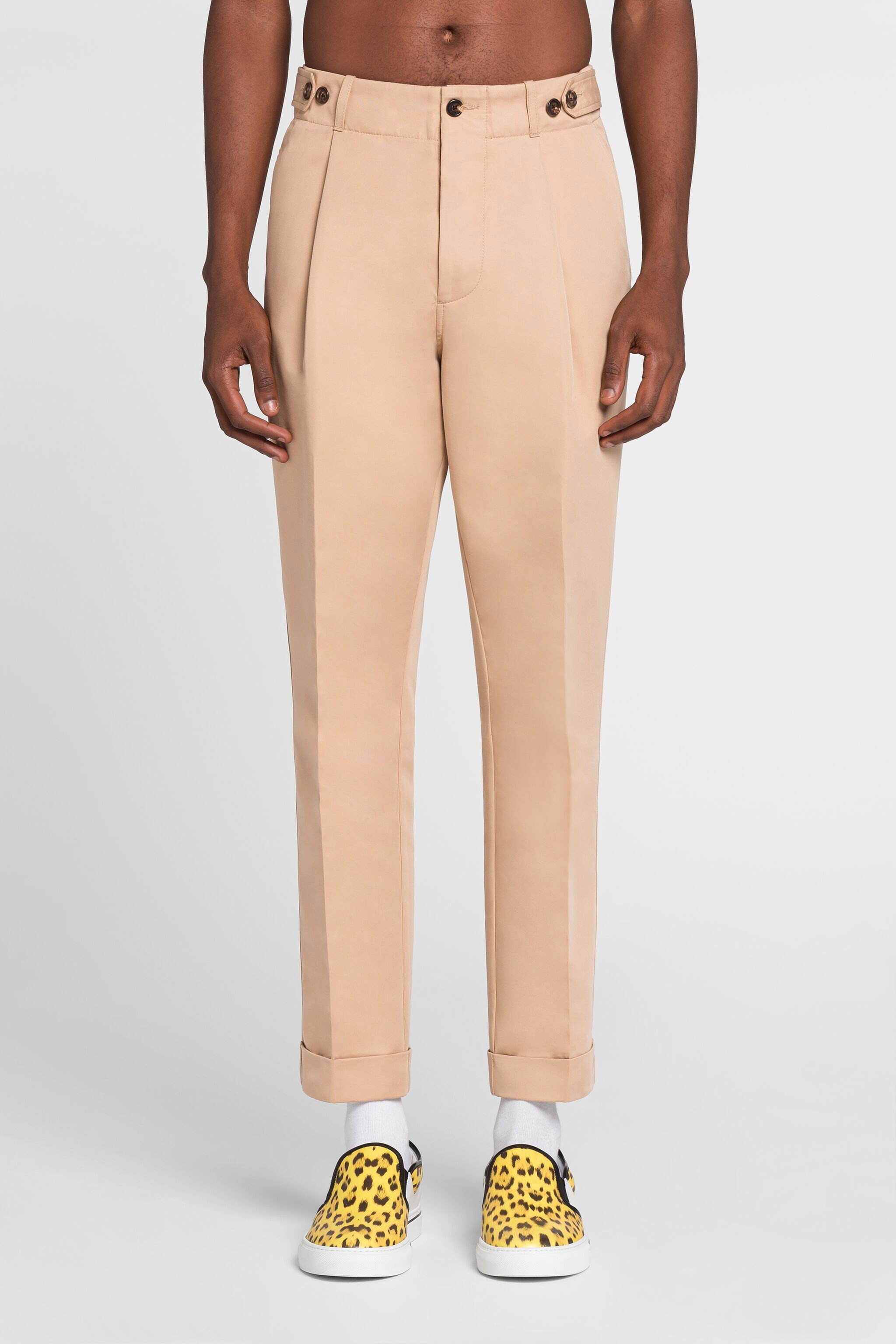 RC Pantaloni chino a gamba dritta Marrone chiaro QRT204-FN061