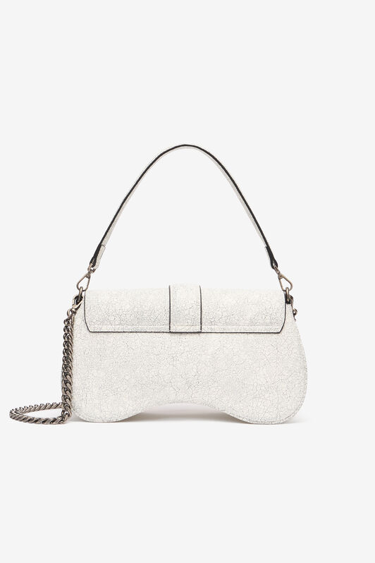 JC Bolso Efecto Mármol Con Mirror Snake Blanco UFB029-UF398