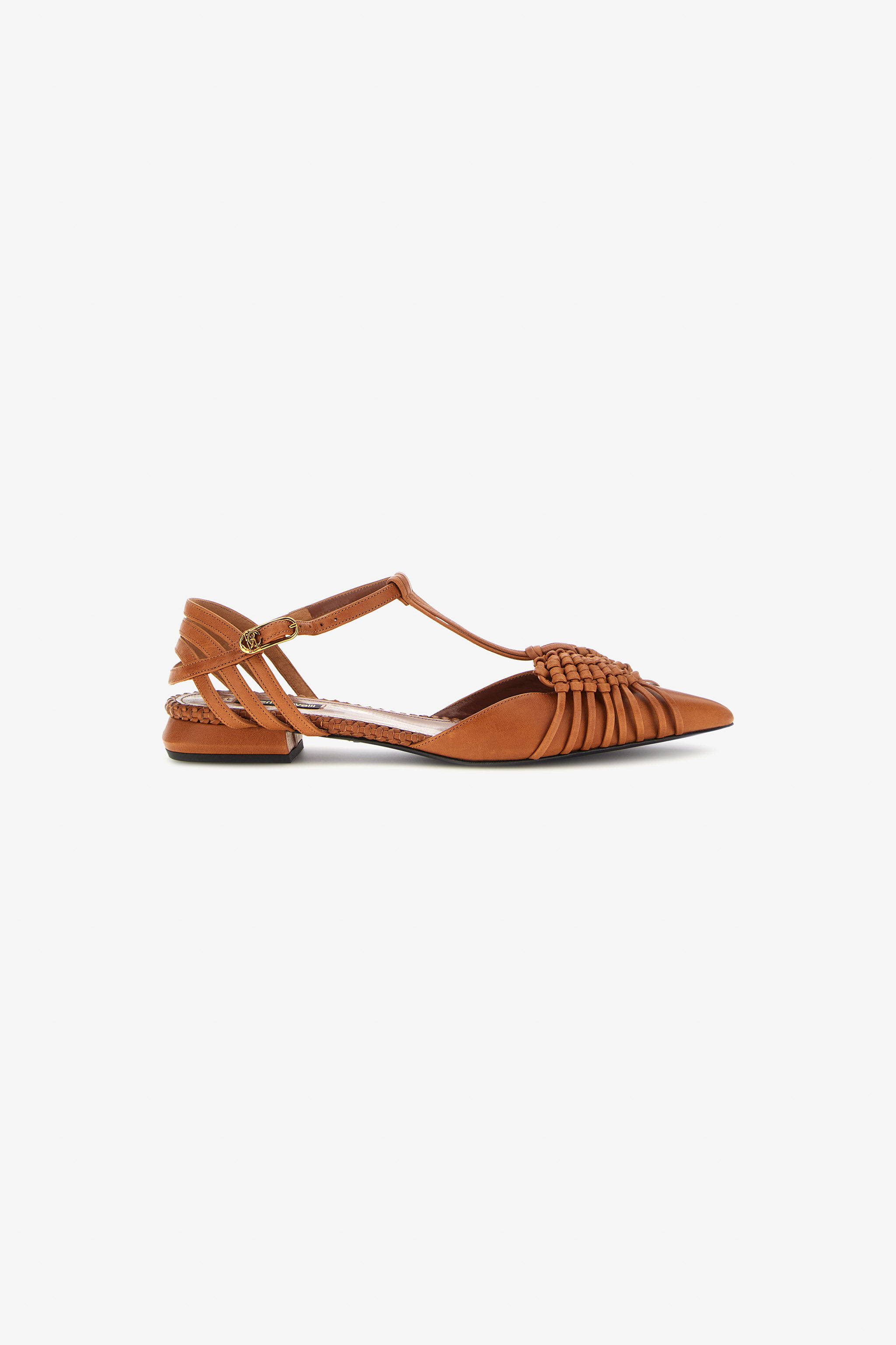 RC Ballerine con intreccio Marrone SWS101-PZ899