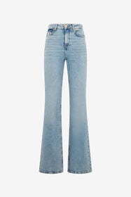 RC Light Blue Flared Jeans With Monogram RC DENIM SOJ20I-DL009