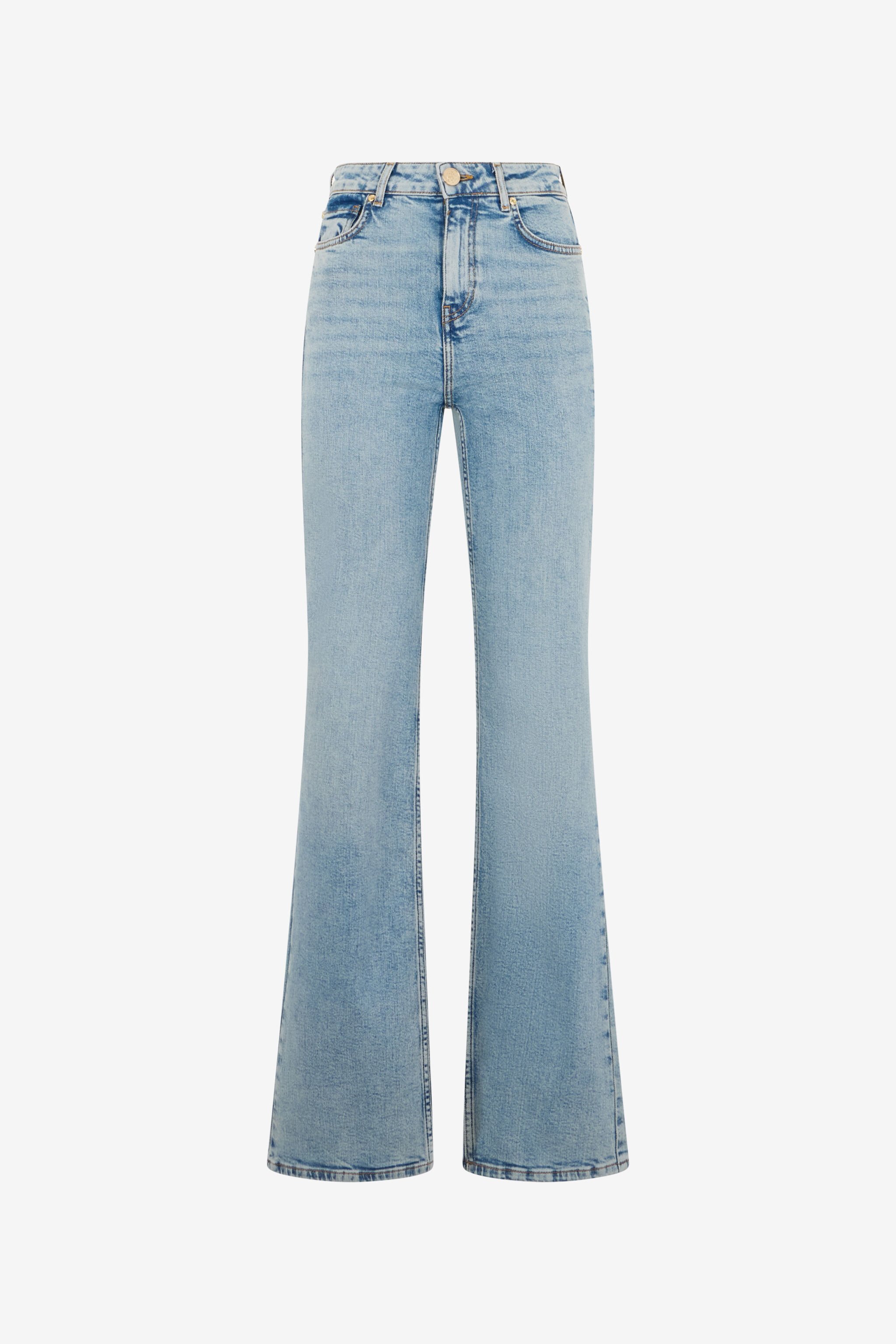 RC Vaqueros Acampanados Azul Claro Con Monogram RC DENIM SOJ20I-DL009