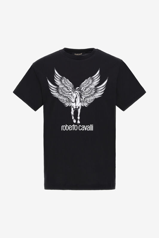 RC T-shirt with Horse logo and print RC T-shirt with Horse logo and print Black NOT60I-JD060