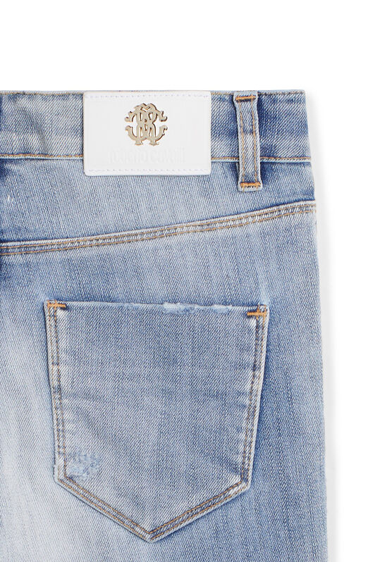 JU Ausgeblichene Jeans JU Ausgeblichene Jeans LIGHT BLUE IJJ205-DS029
