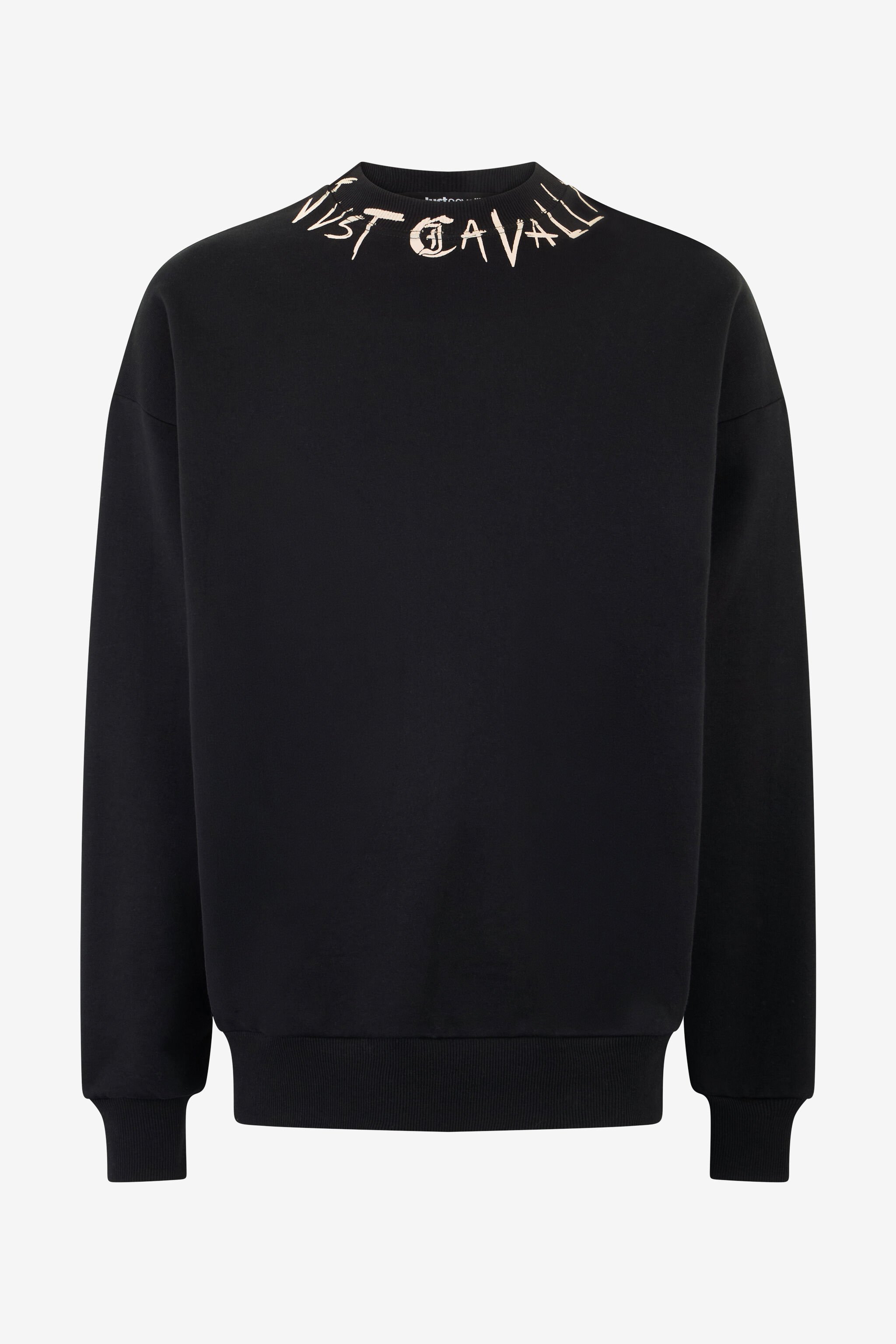 JC Black Sweatshirt With Logo BLACK WFT112-WF142