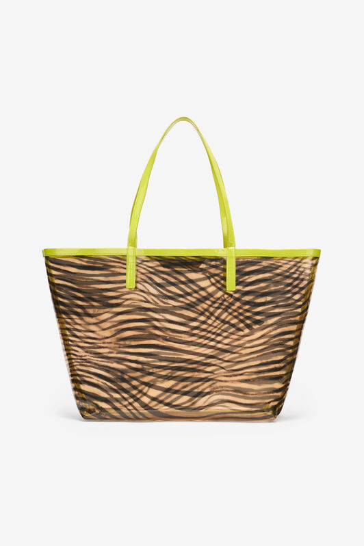 JC Cabas Animalier Avec Pochette Marron clair UFB119-UF488
