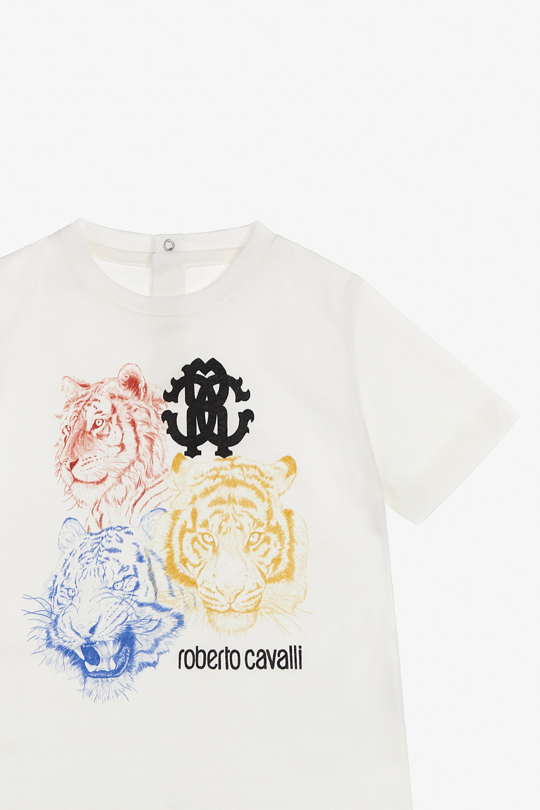 JU T-shirt con logo RC Bianco SJT656-JD001