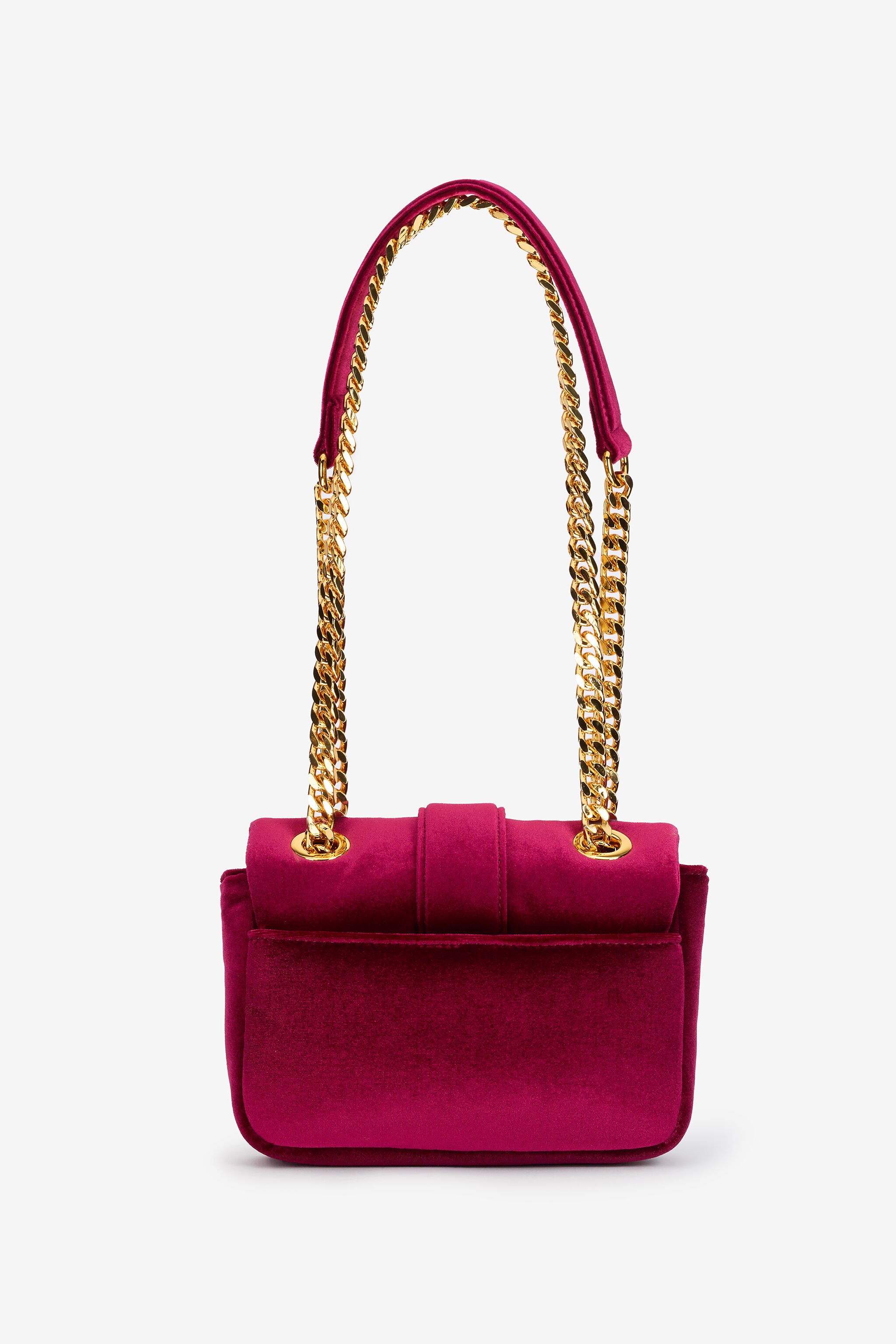 JC Cherry Velvet Shoulder Bag Snake Buckle CILIEGIA VFB061-VF693