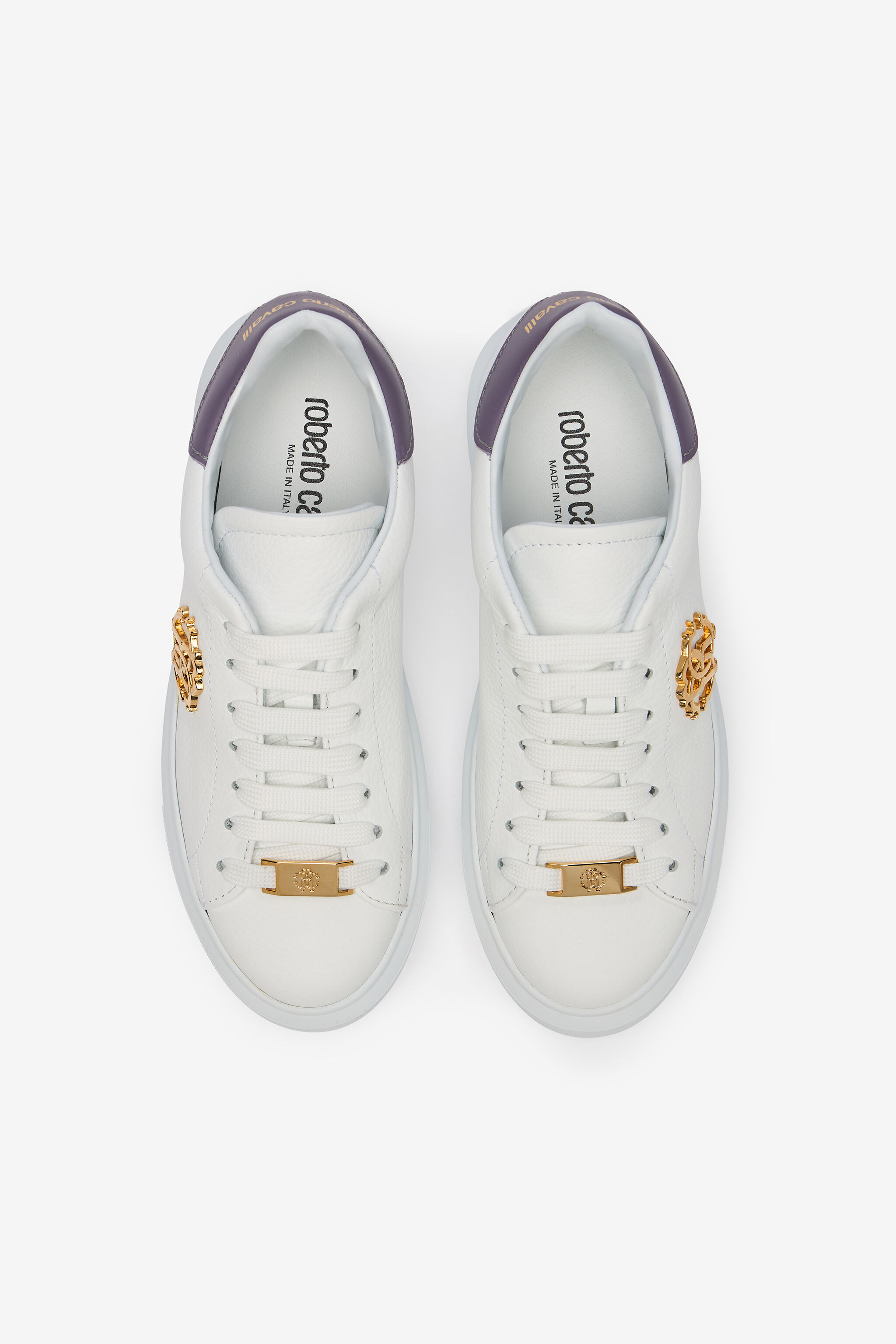 RC RC Monogram Sneakers White/purple KOS00E-PNO01
