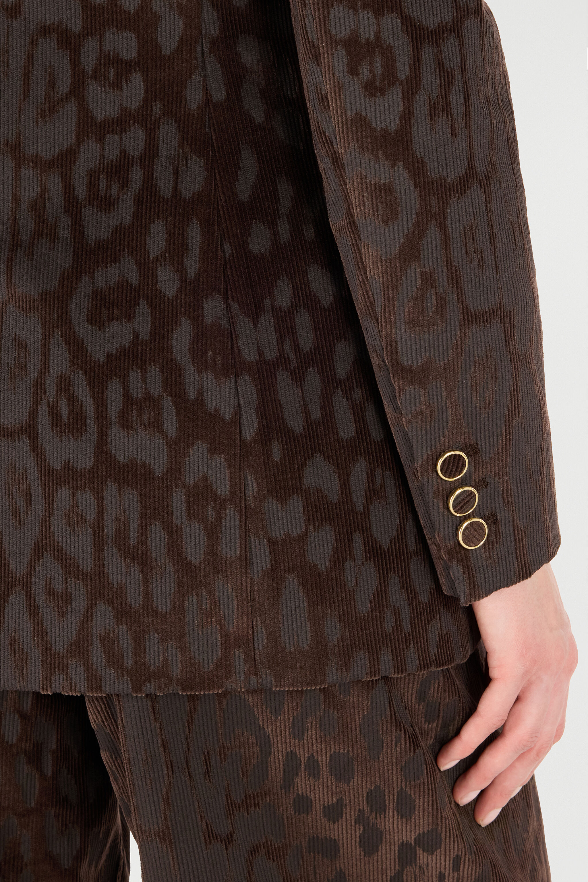RC Corduroy Jacket in Jaguar Skin Brown VKT405-VL076