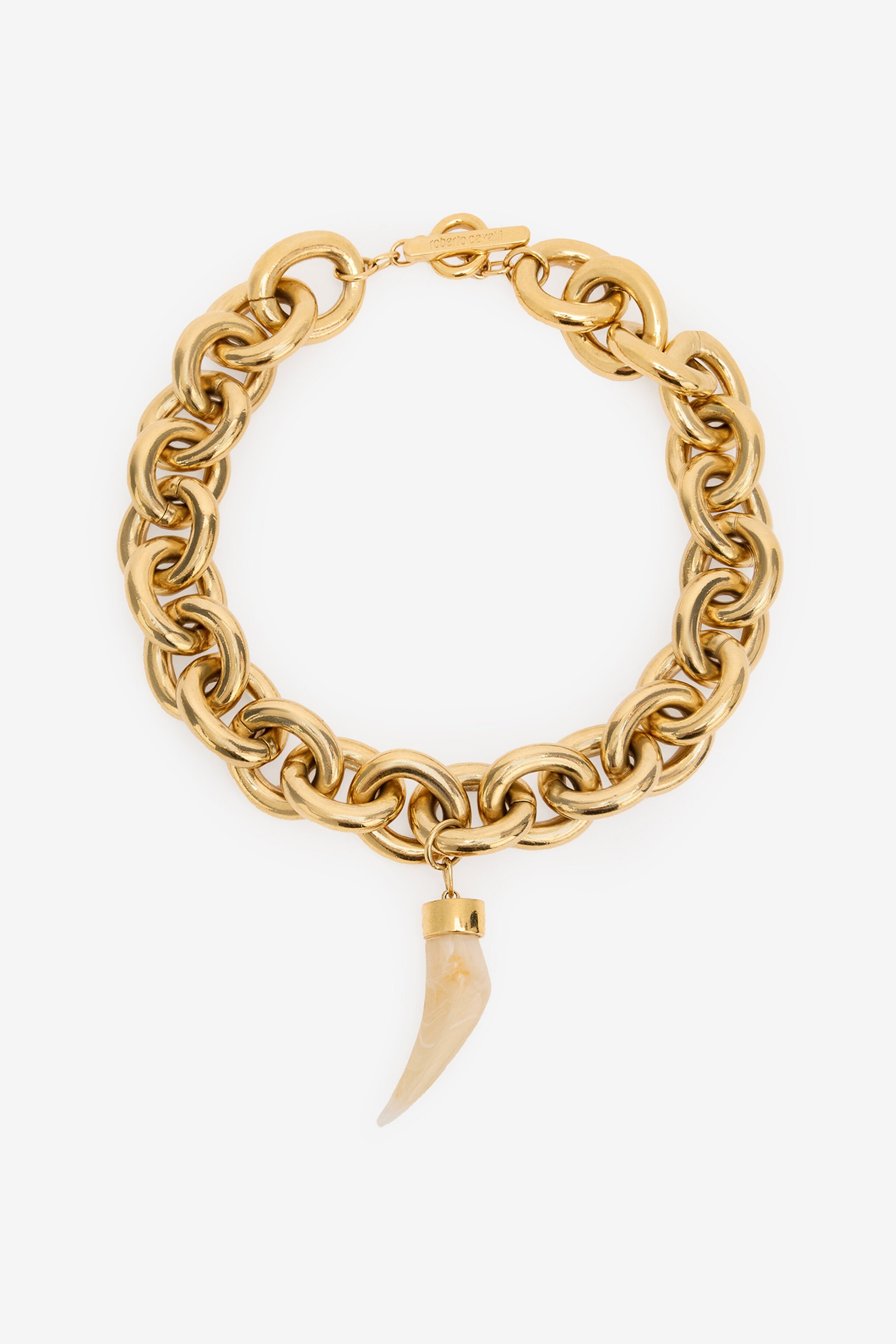 RC Necklace With Fang Charm Gold UKG001-AM015