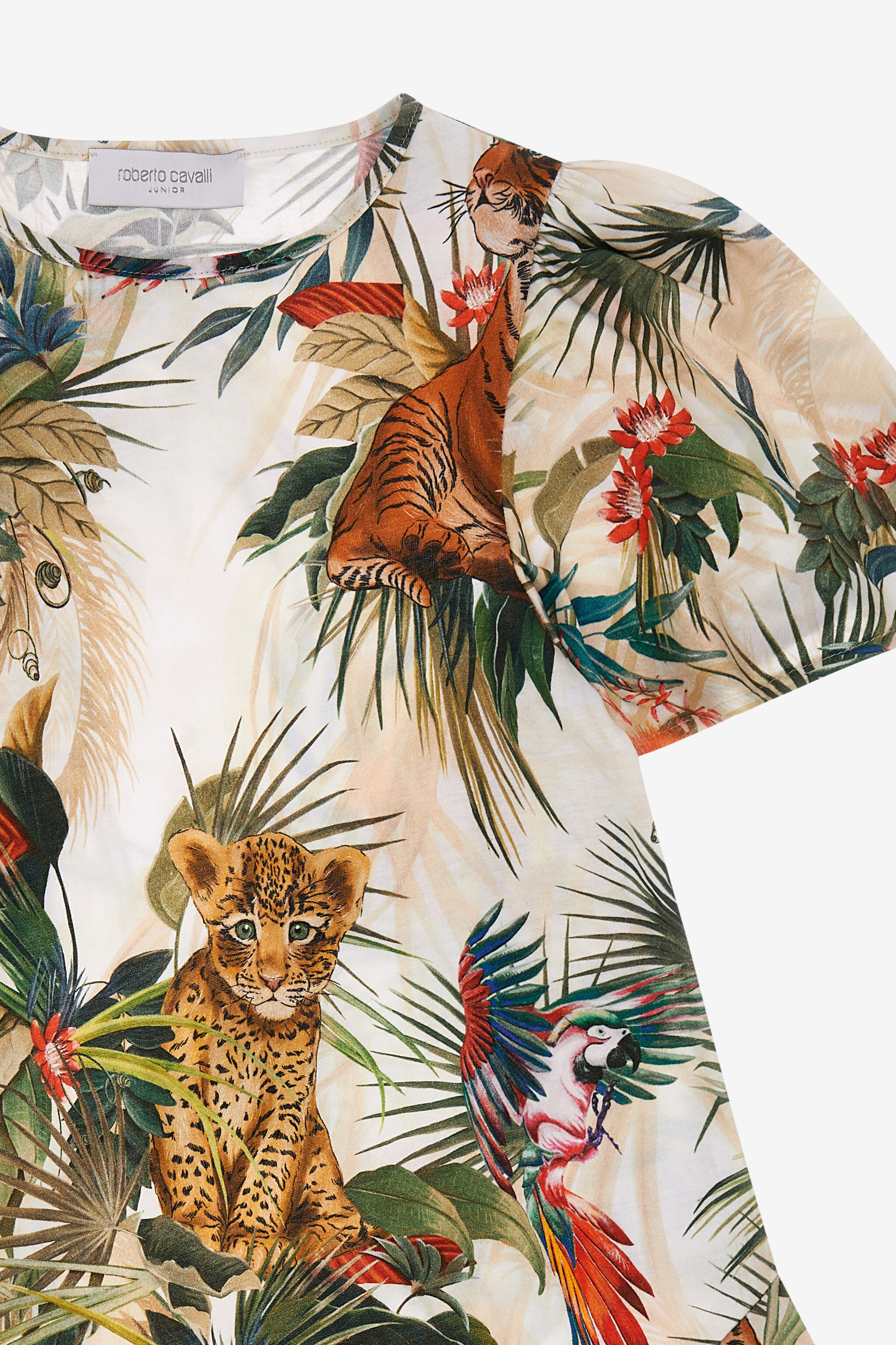 JU Jungle print dress Grün SJT138-JFI96
