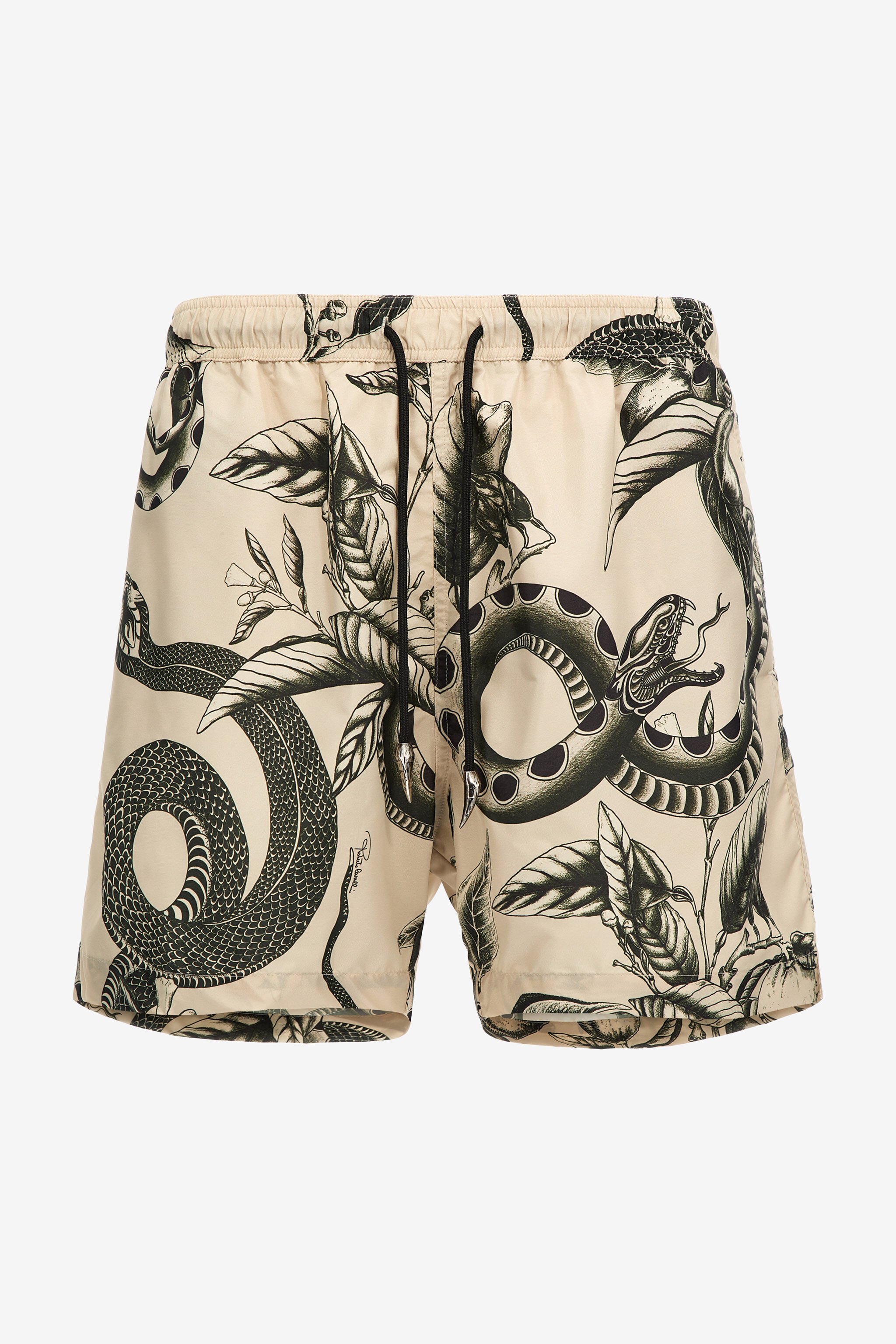 RC Swim shorts with Snake print Marfil SYH00A-5RF74