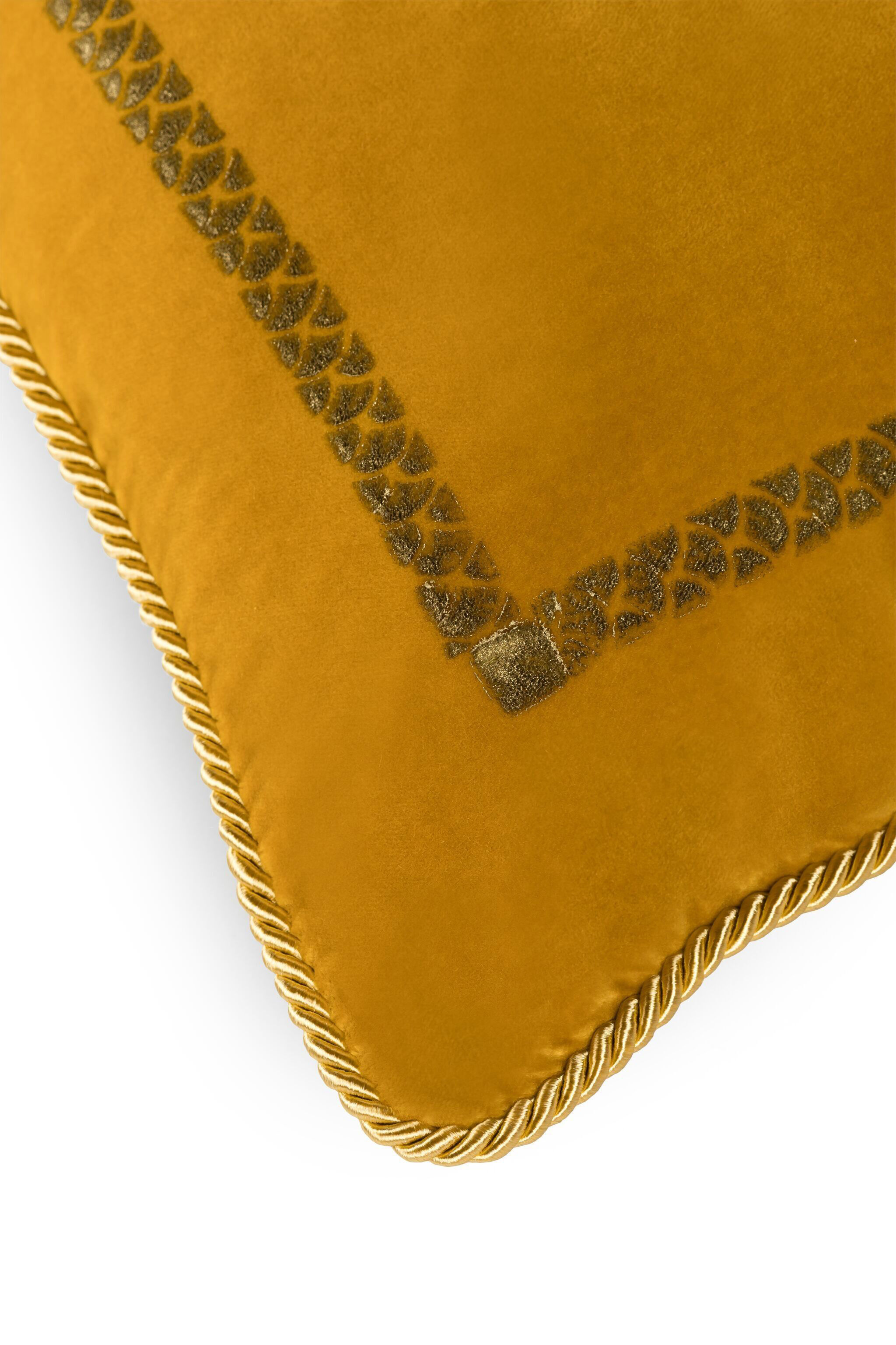 RC CUSHION VENEZIA, MUSTARD Yellow 222067-#0000