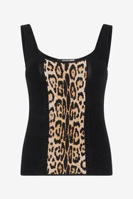 ${brand} Top Stretch Con Inserto Jaguar Skin ${colorDescription} ${masterID}