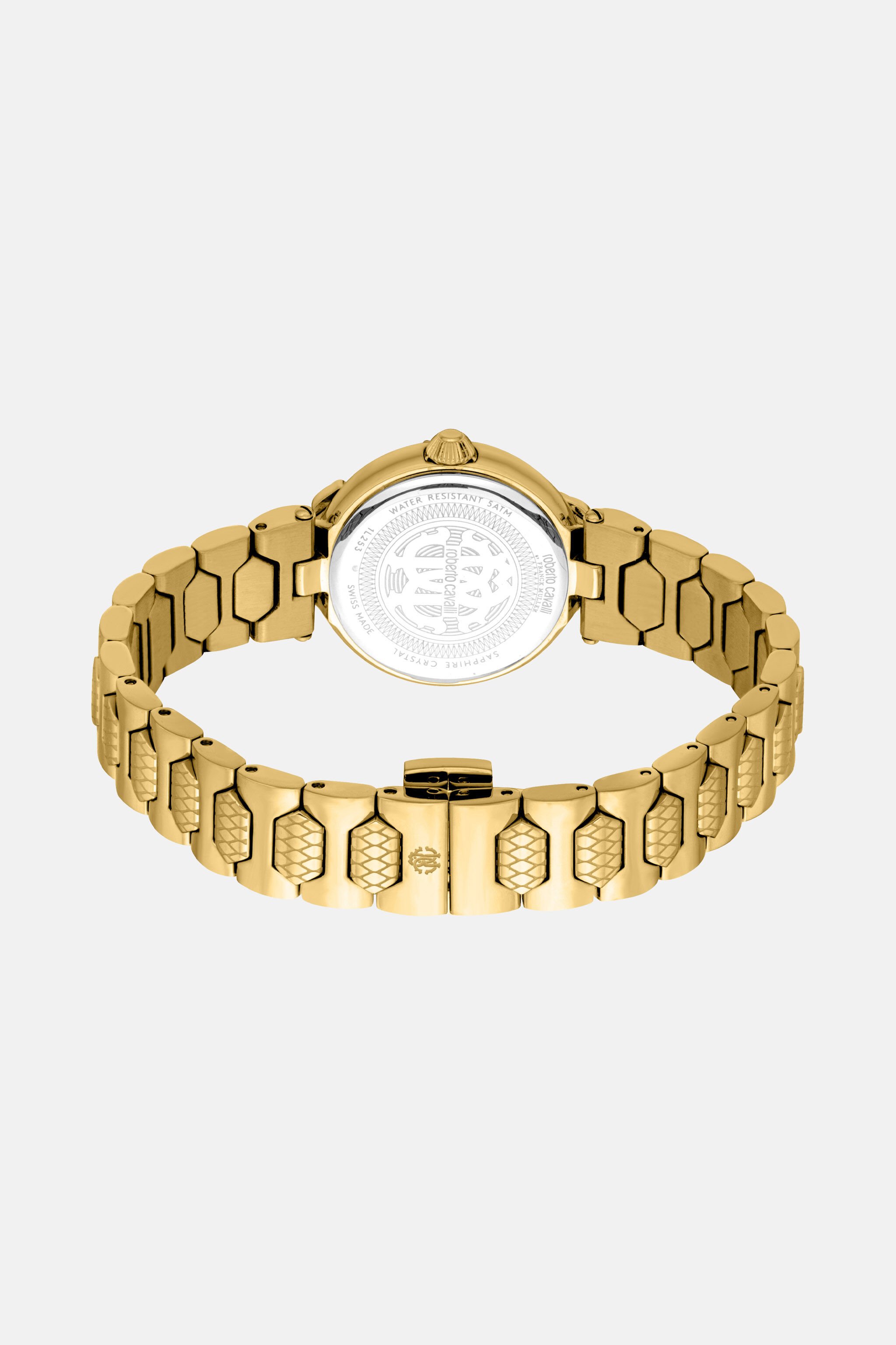 RC Roberto Cavalli by Frank Muller Snake Core watch Gold SALG25-IG169