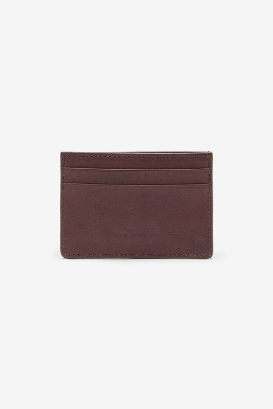 RC Flat Cardholder in Vintage Leather Brown VRA004-PGB00