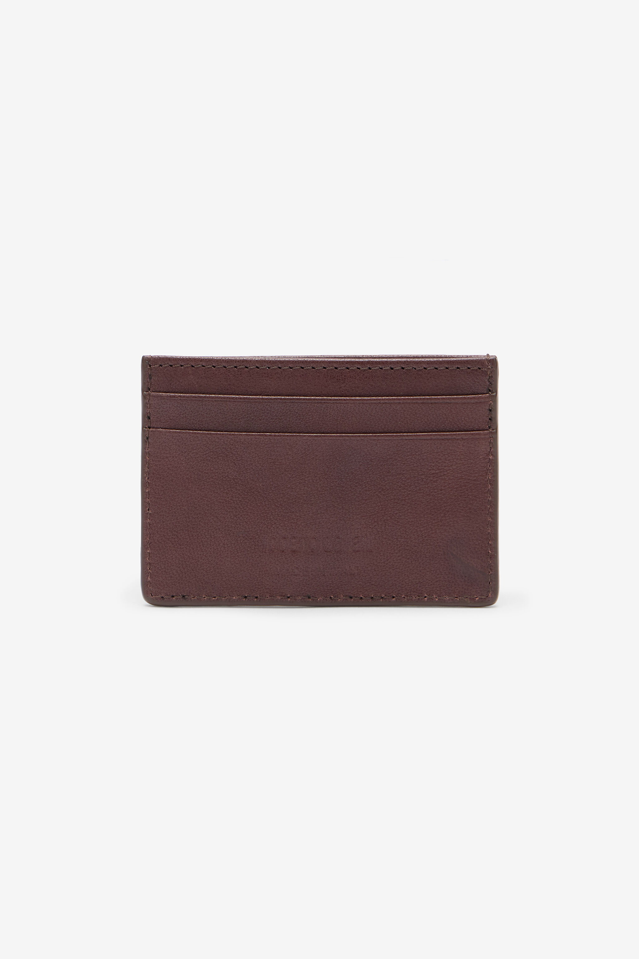 RC Flat Cardholder in Vintage Leather Brown VRA004-PGB00