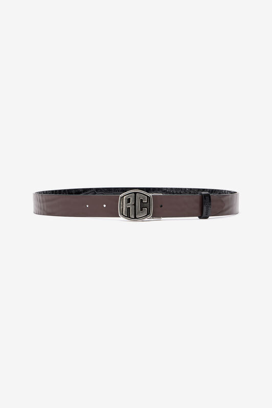 RC Reversible Belt with RC Monogram Black VRC004-PZ425