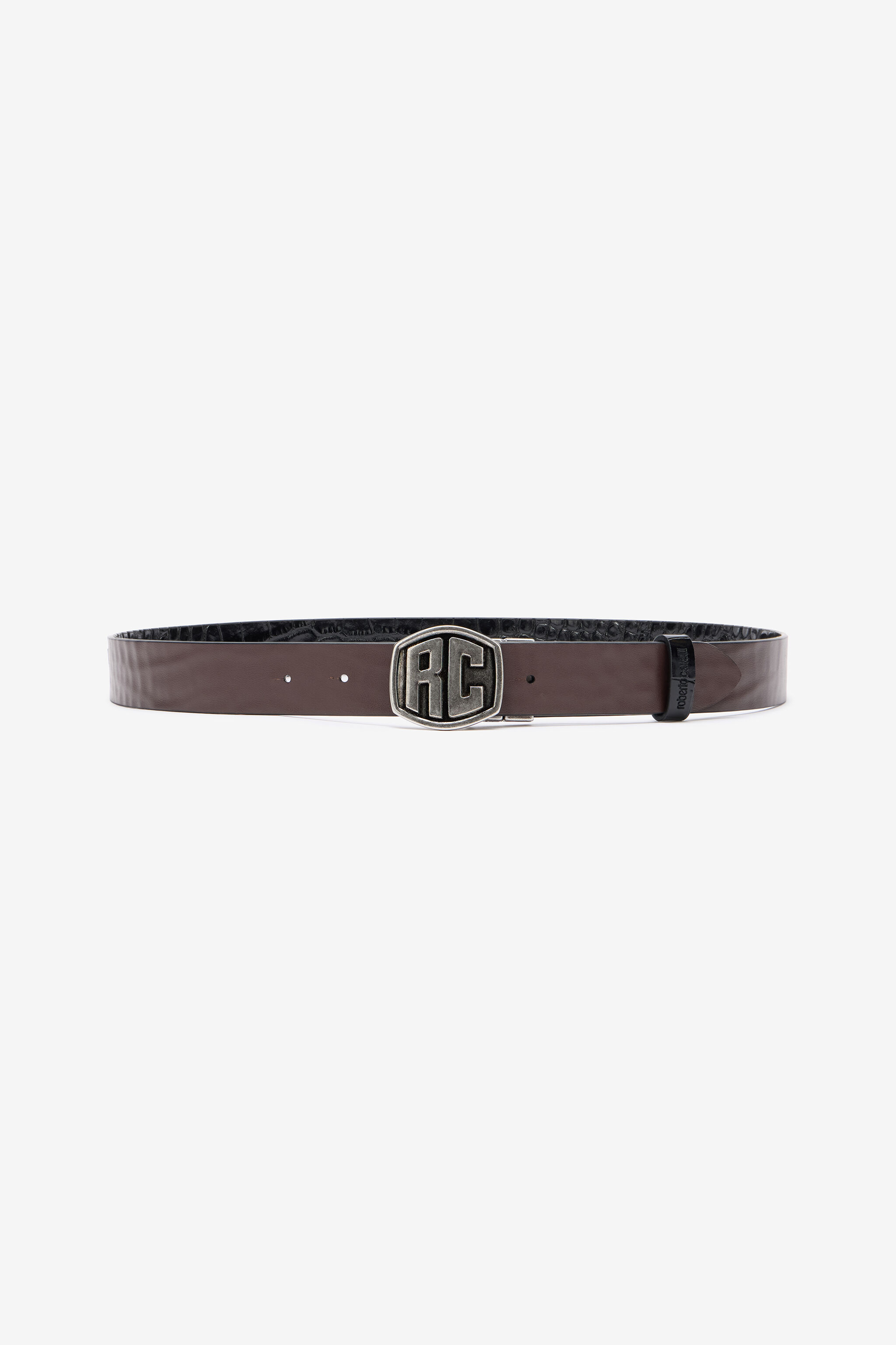 RC Reversible Belt with RC Monogram Black VRC004-PZ425