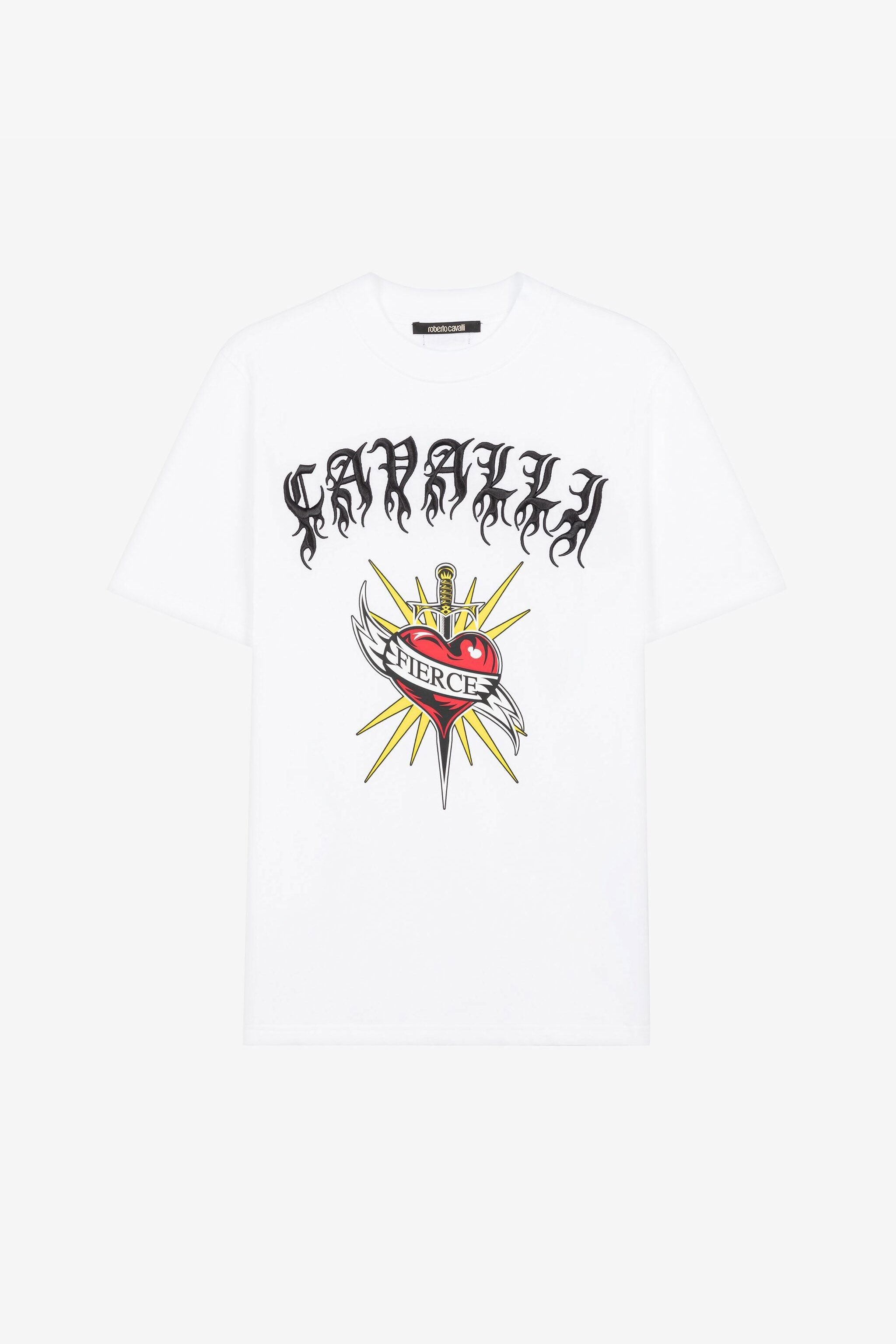 RC Fierce print short-sleeve T-shirt White QRT61M-JD060