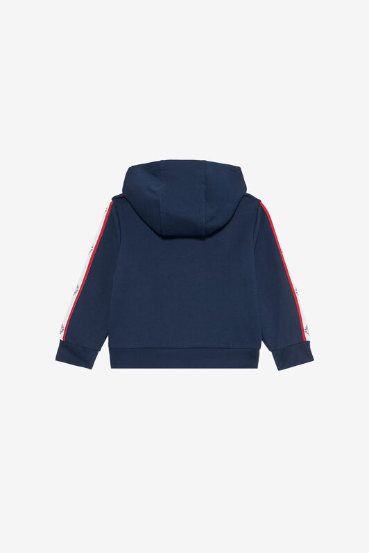 JU Blue Sweatshirt with RC Monogram NAVY VJT696-CF050