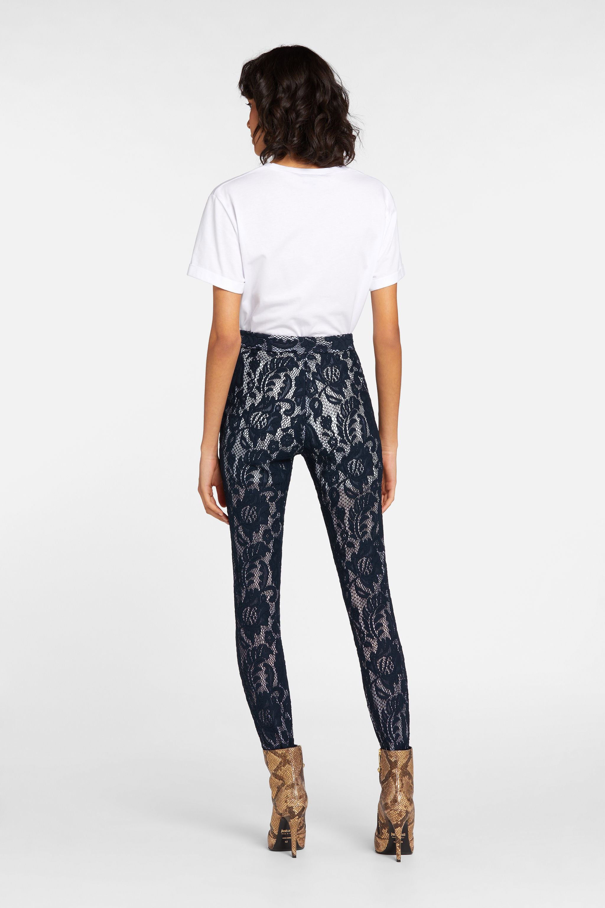 JC Just Cavalli Lace Trousers 524-524 GKLSCN-ISED1