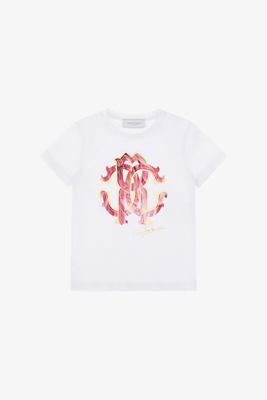 JU T-shirt con Logo RC Bianco TJT64U-JD001