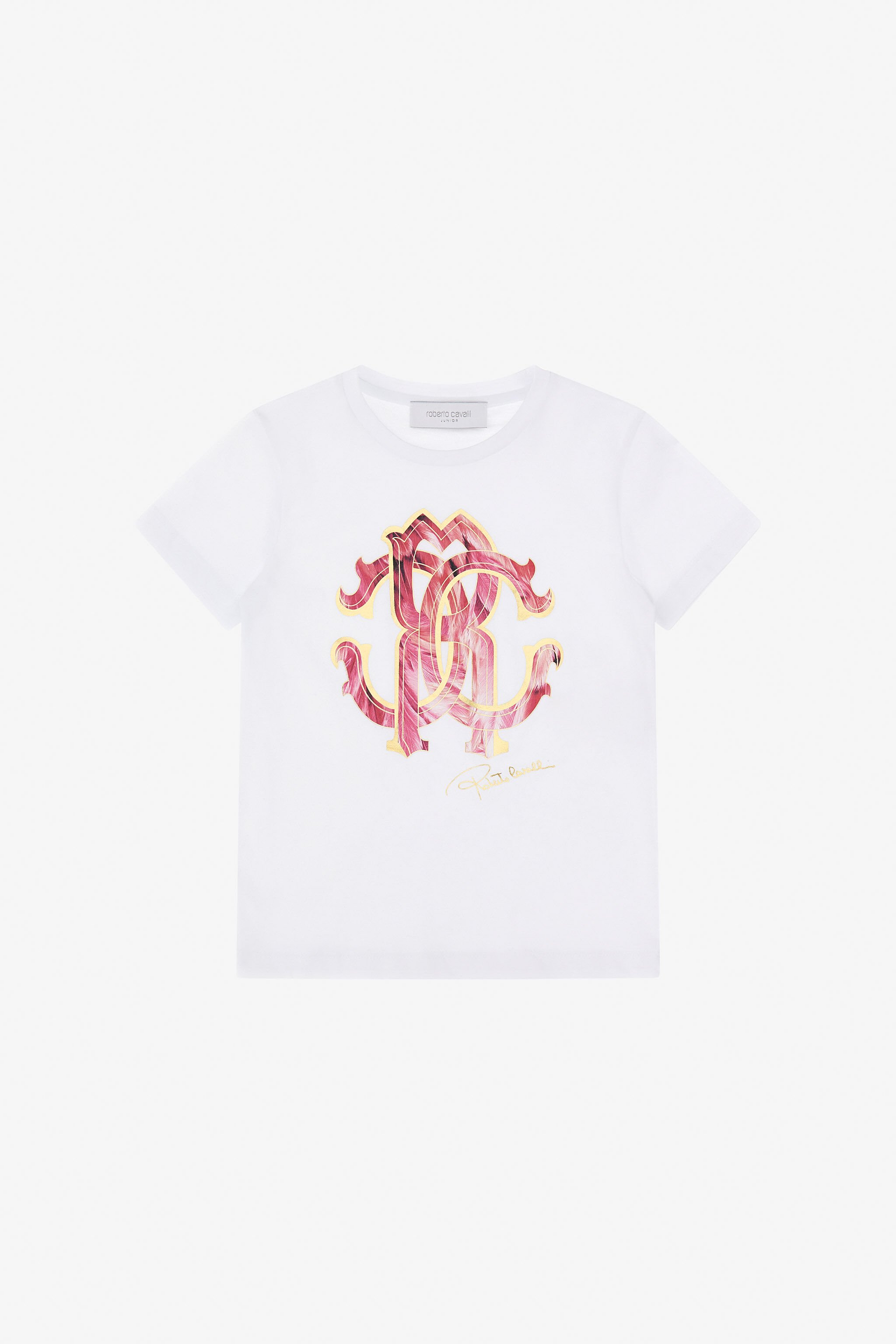 JU T-shirt con Logo RC Bianco TJT64U-JD001