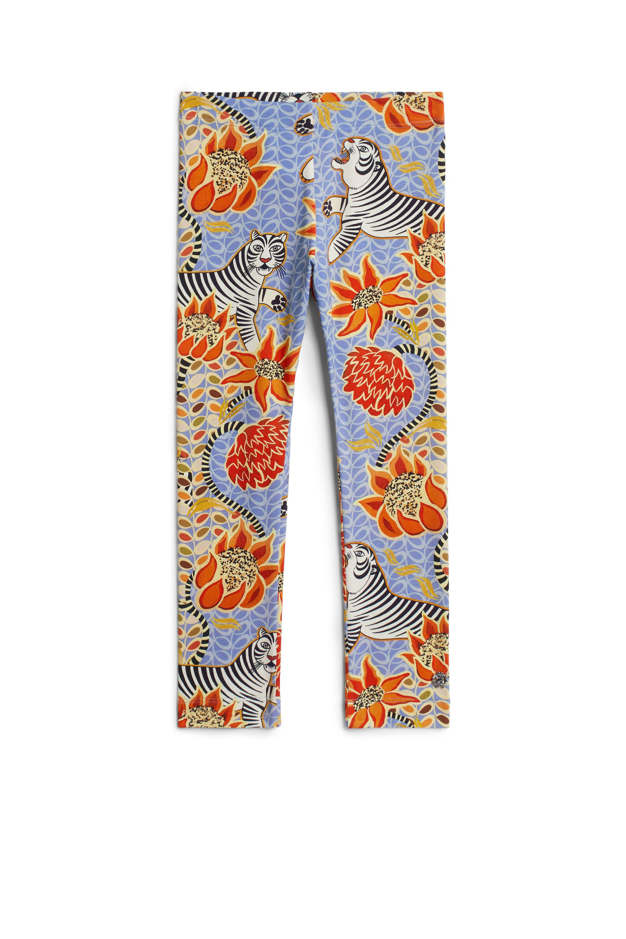 JU Indian Floral print leggings MULTICOLOR IJT200-JFQ79
