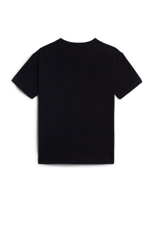 JU Black Tiger print T-shirt BLACK IJT674-JV025