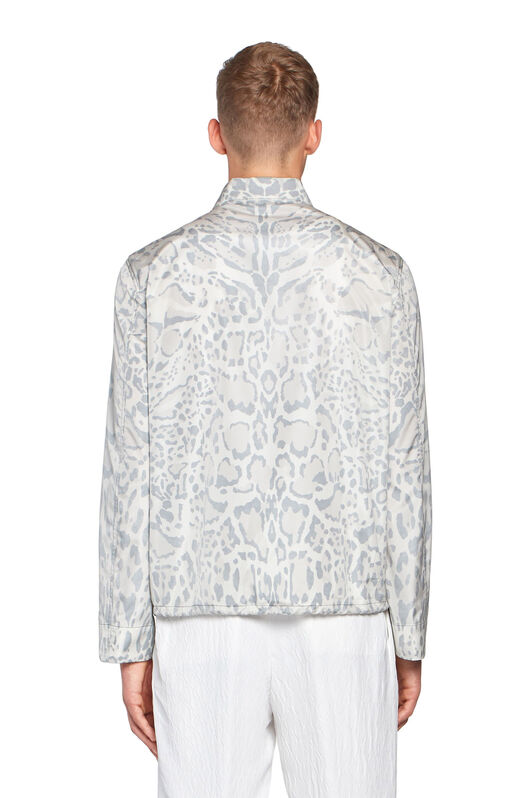 RC Off white lynx printed jacket NATURAL/OFF WHITE IMT802-7GR13