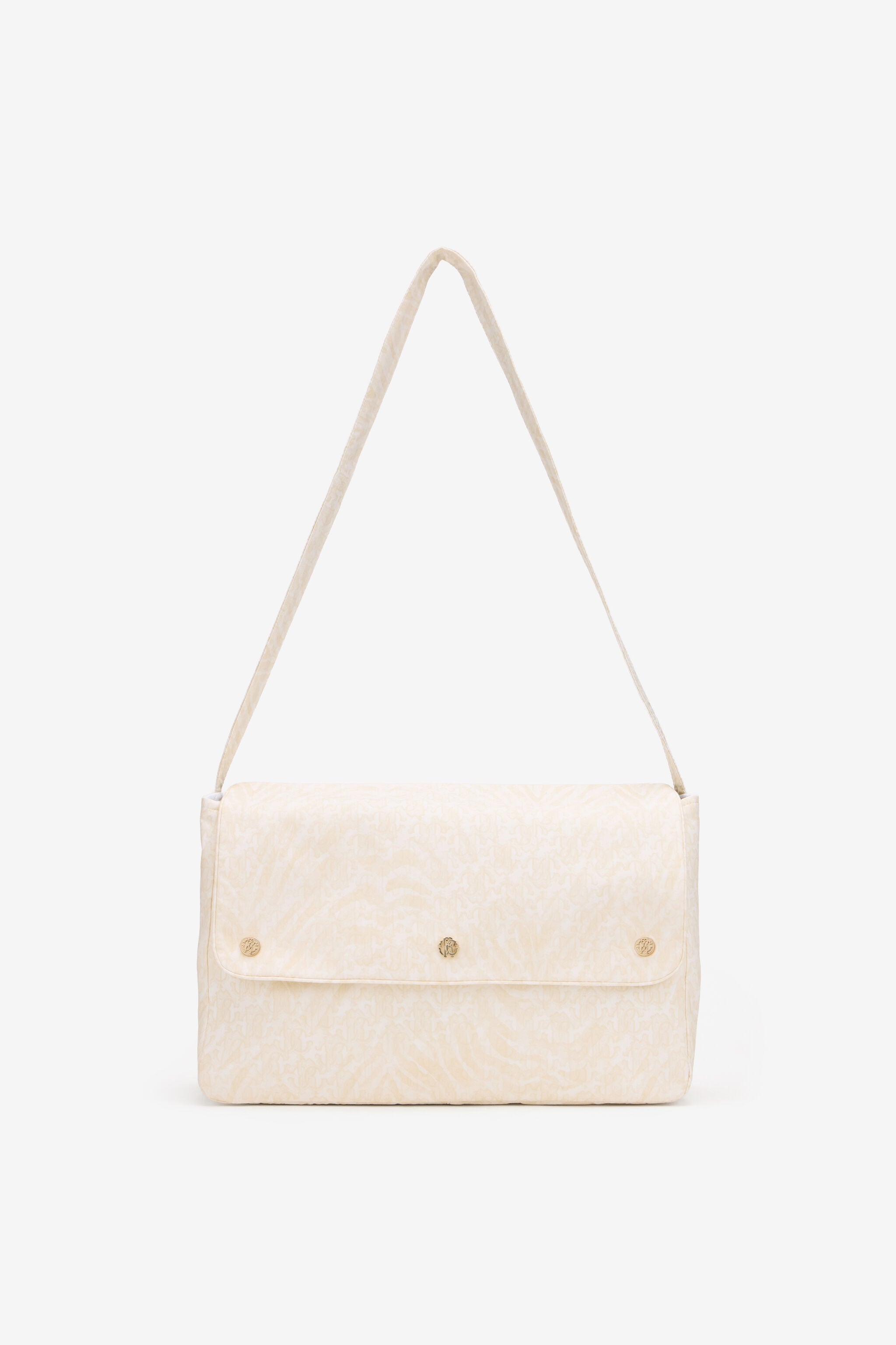 JU Elfenbeinfarbene Baumwolltasche Für Babyzubehör IVORY WJB003-1ER11