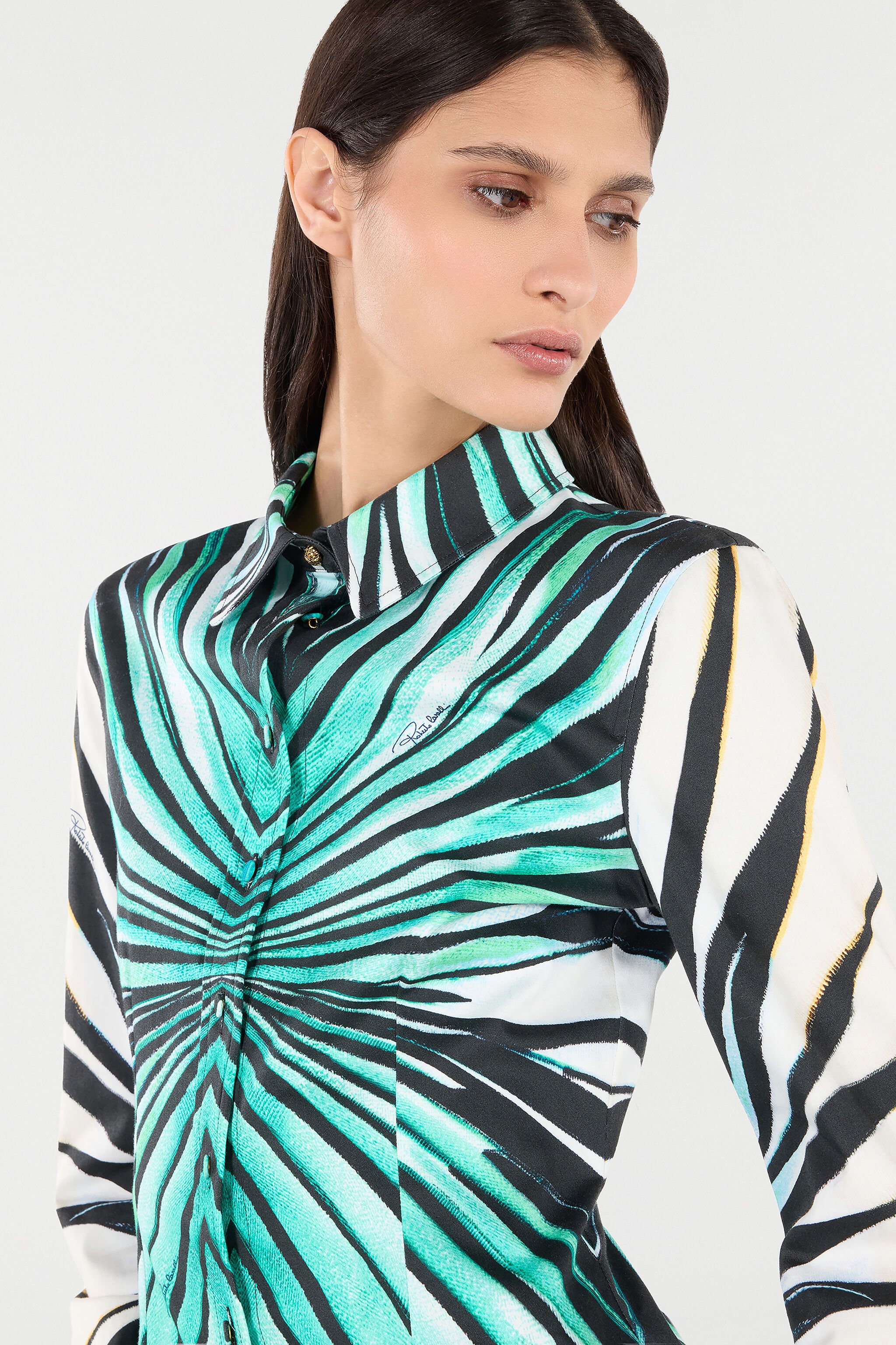 RC Ray Of Sea Print Shirt Light blue VKT713-DKM33