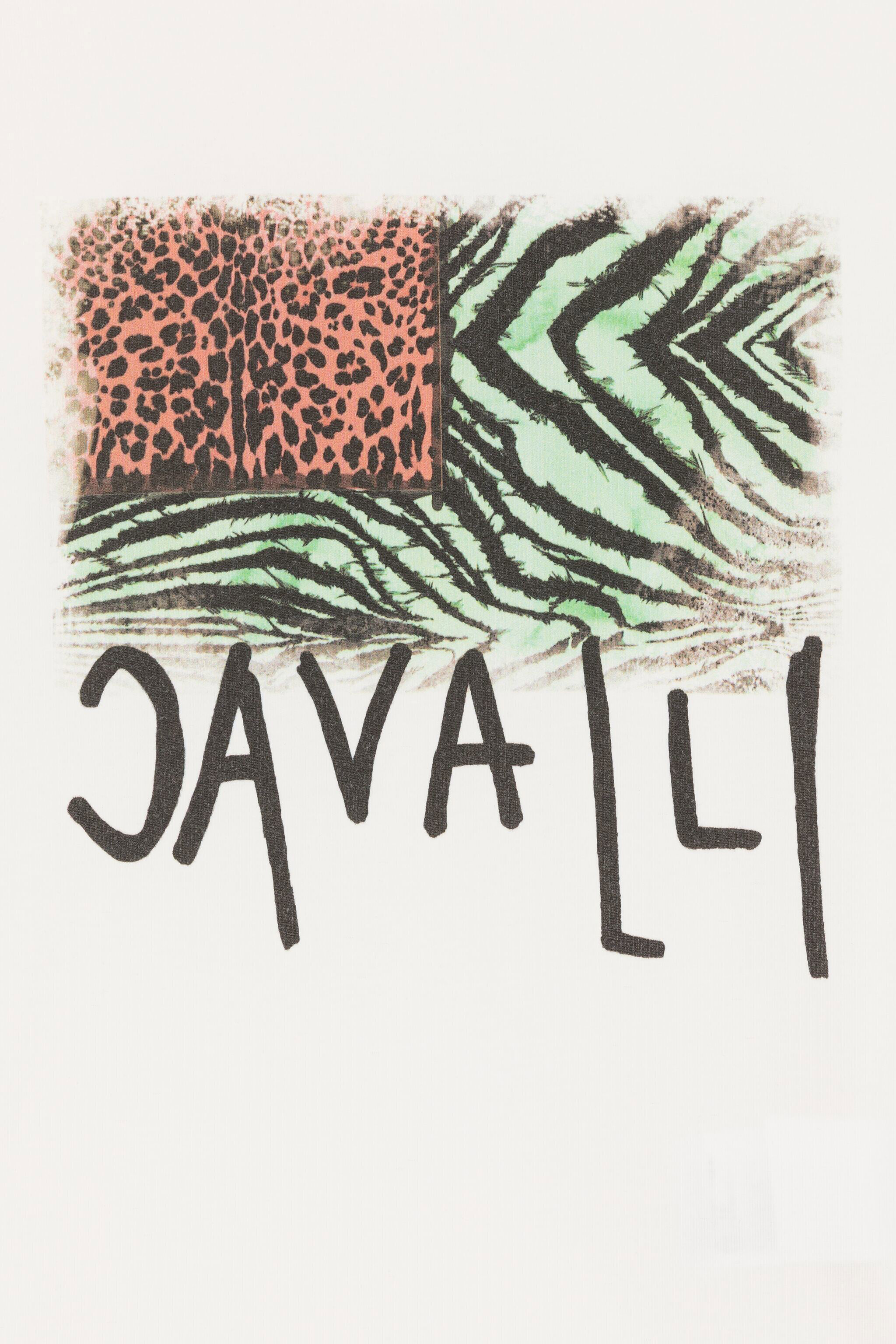 JU Animalier Patchwork-Print T-Shirt White OJT601-ISA2J