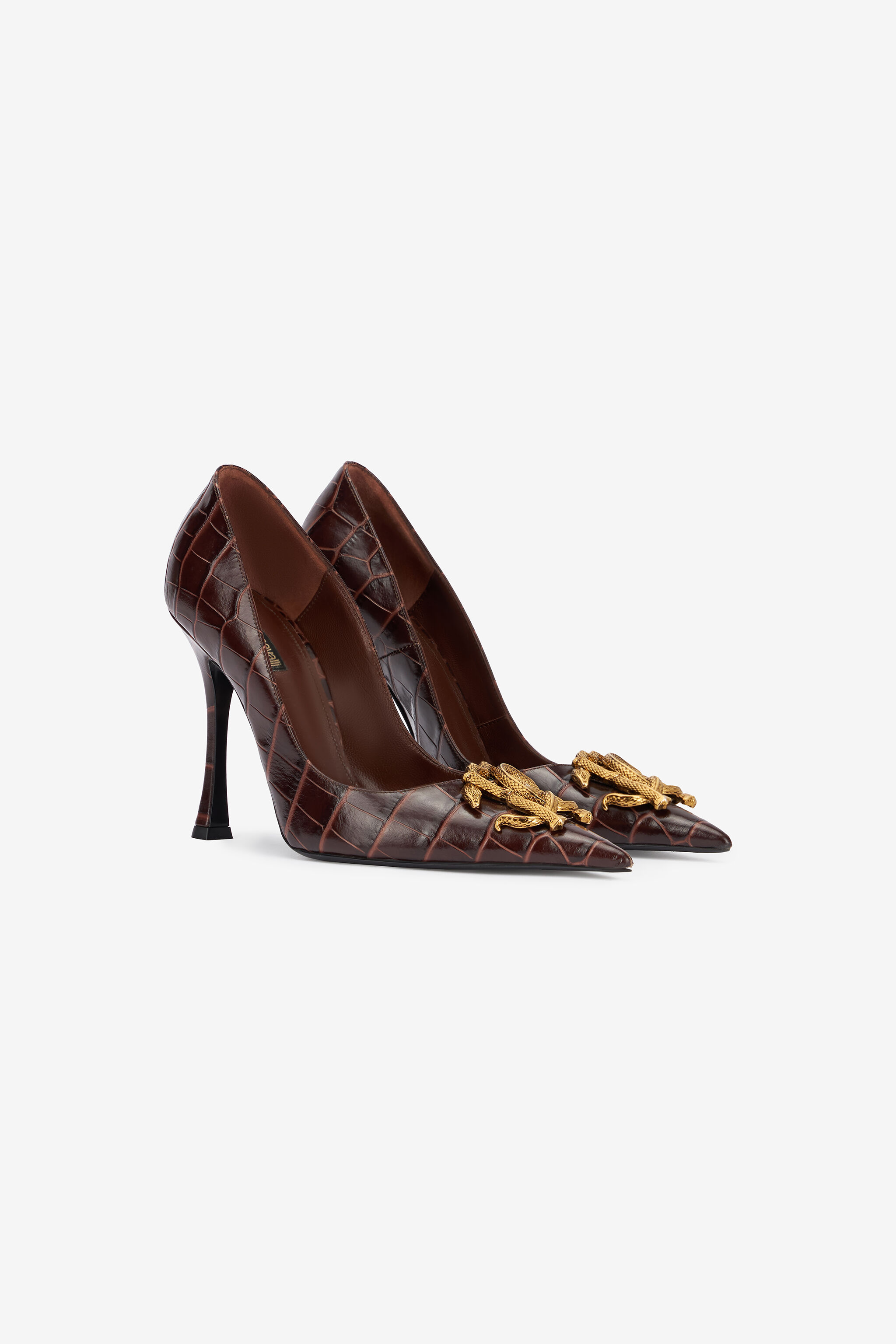 RC Pumps with RC logo Brown TKS010-PZ055