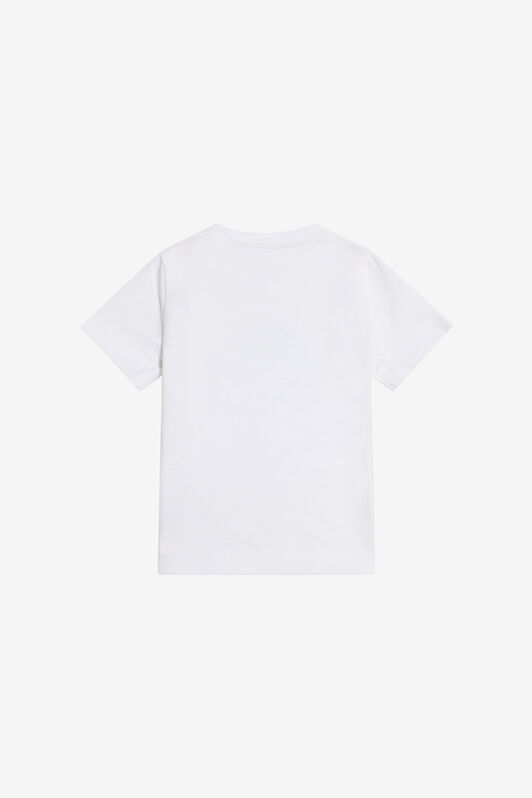 JU Camiseta Blanca De Algodón Con Logo RC MILKY WHITE WJT608-JD001