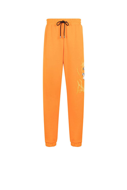 RC RC Monogram Lightning-Print Sweatpants Arancione IS7210-CF050